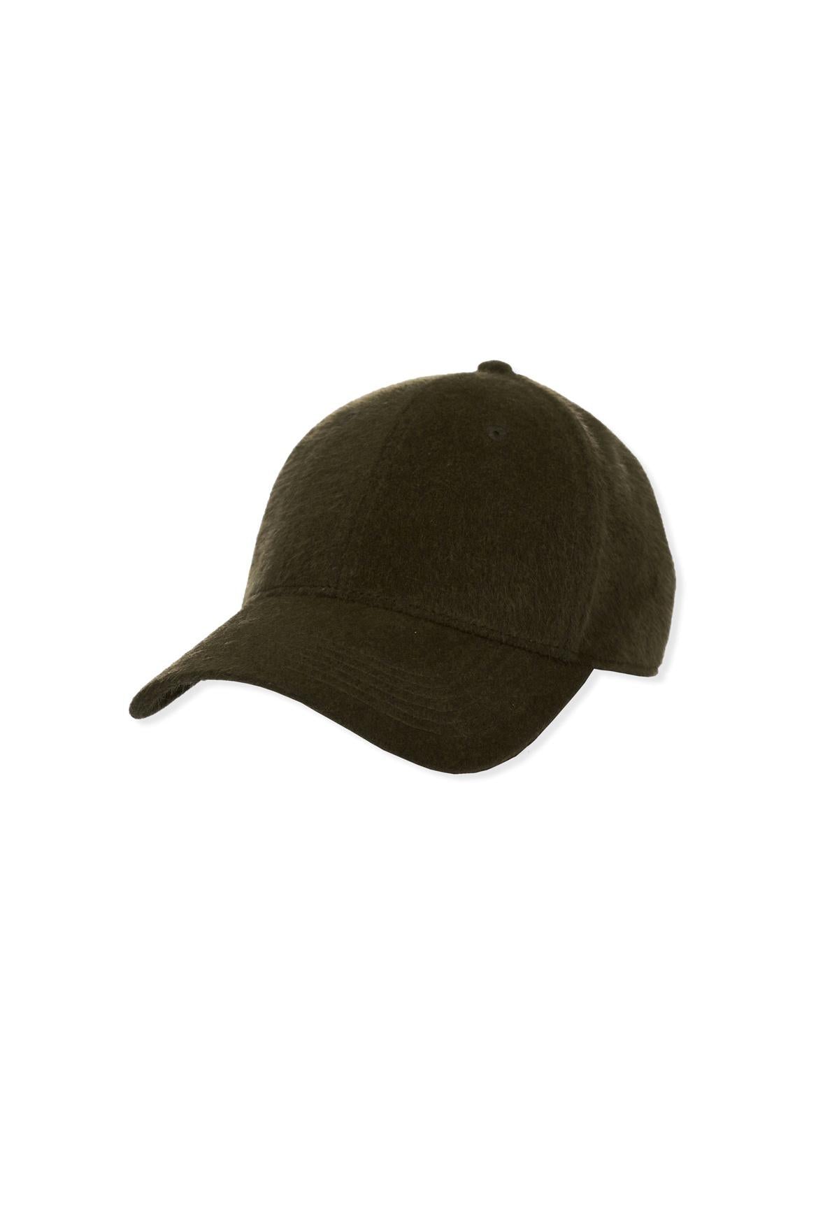 Brown Fluffy Baseball Cap