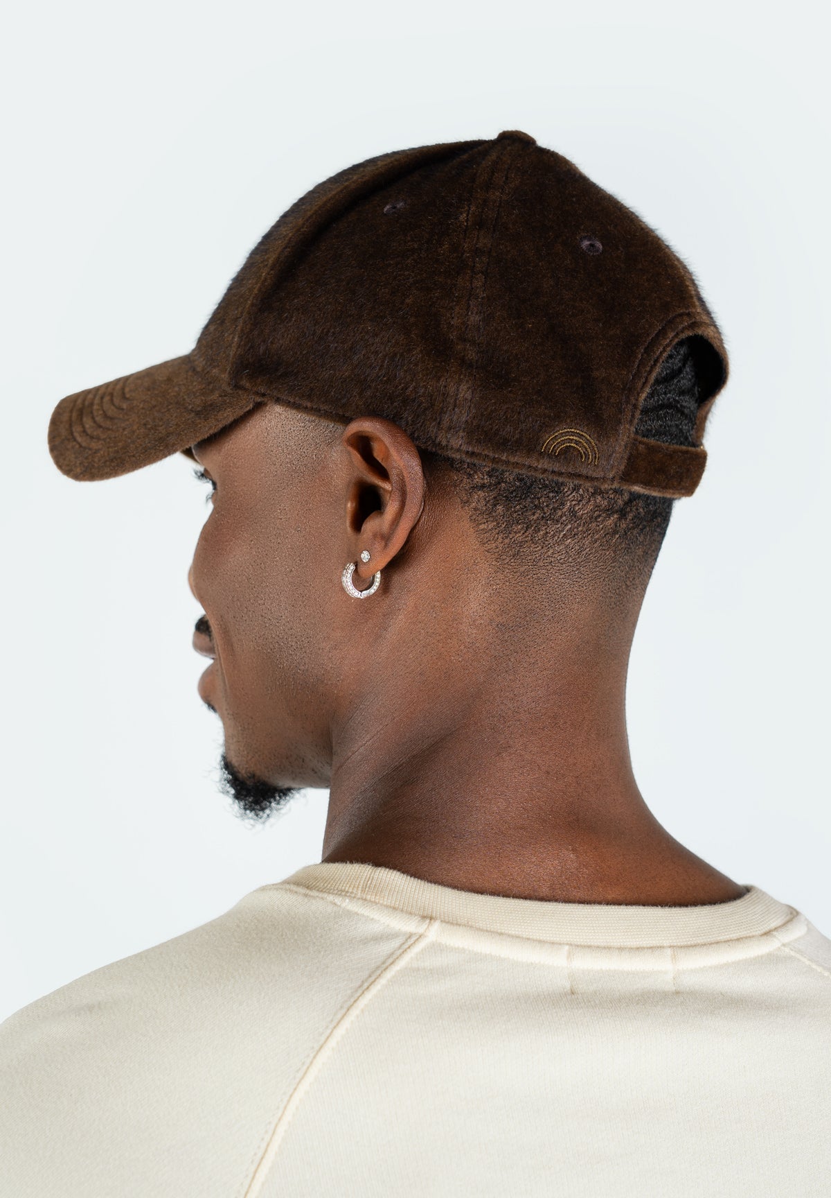 Baseball Fluffy Cap Brown