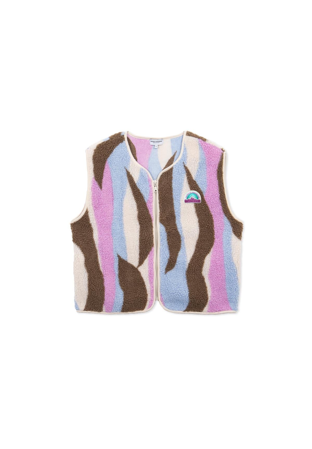 Gilet FLORA Sherpa Pink
