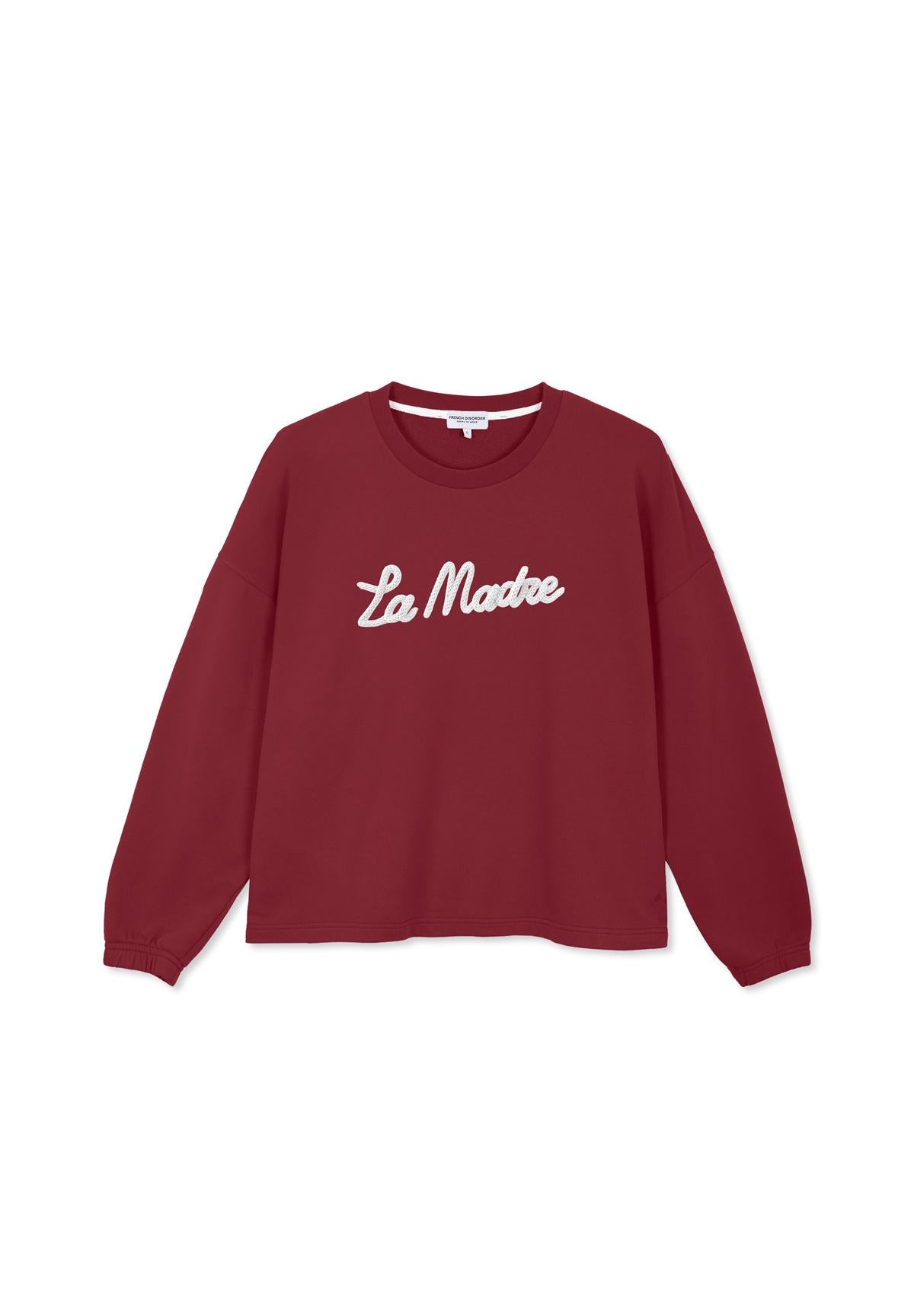 Sweatricotin Nora LA MADRE Burgundy