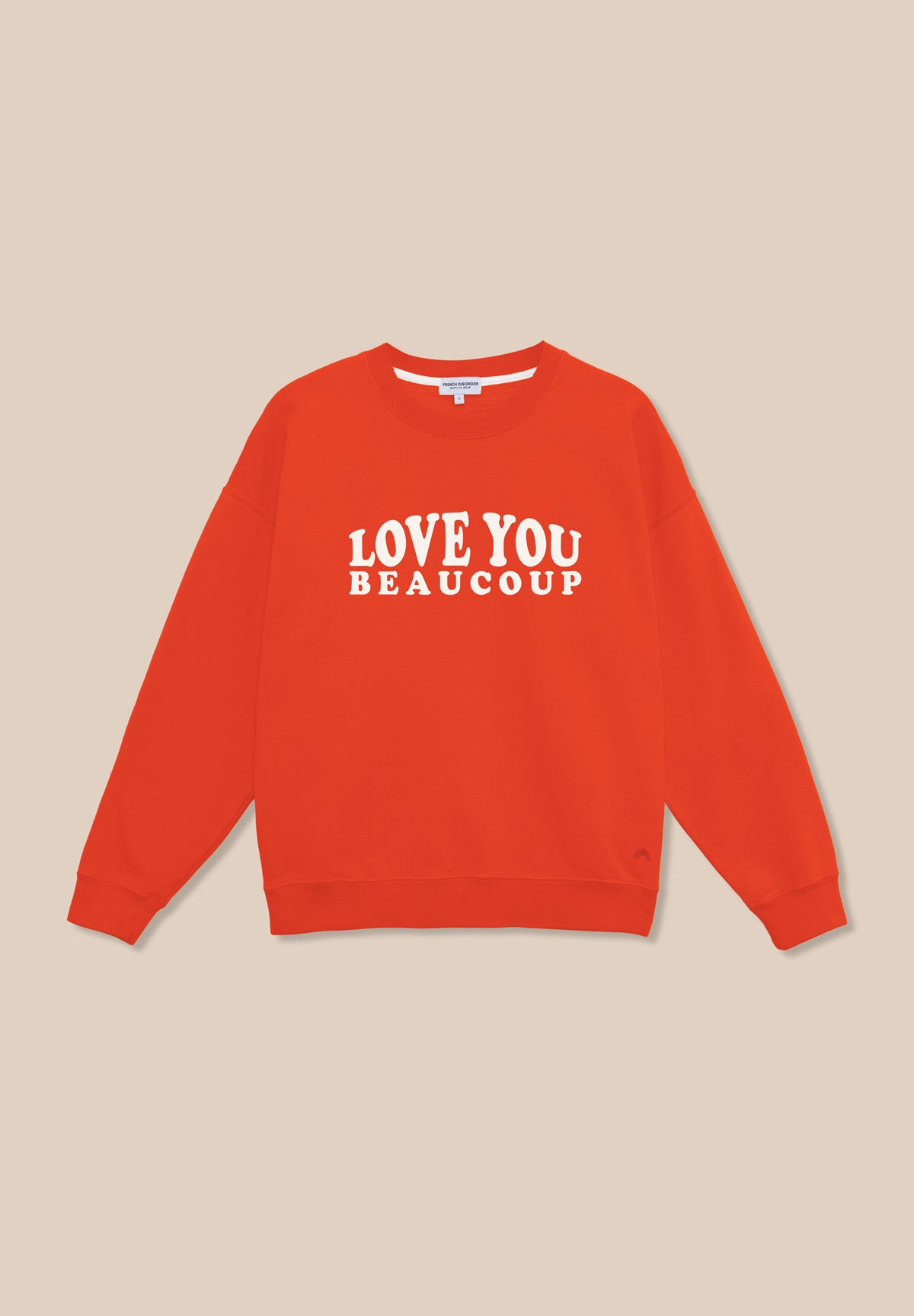 Sweat Rosa LOVE YOU BEAUCOUP Red – photo 1