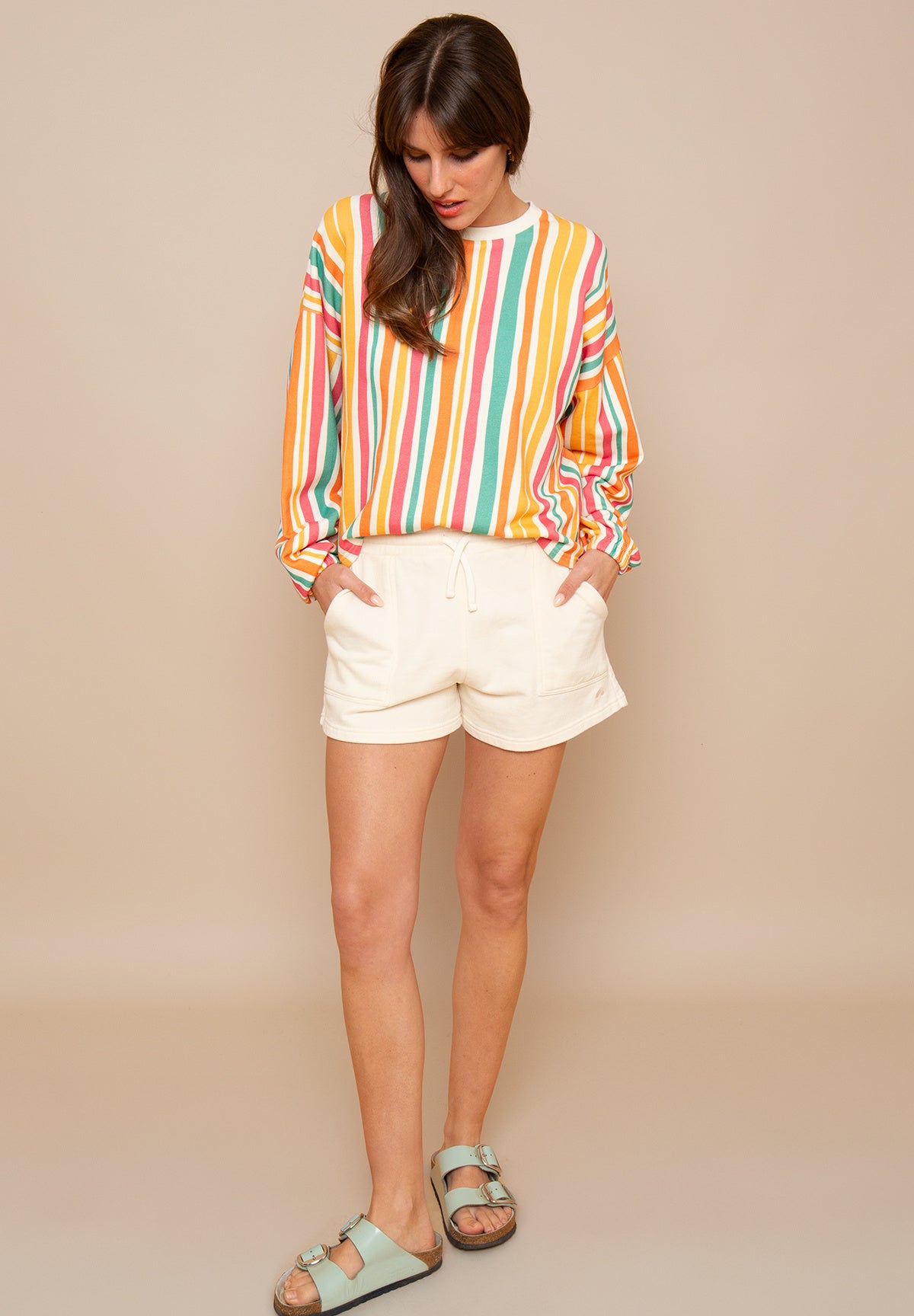 Sweat NORA Stripes Multicolore – photo 1