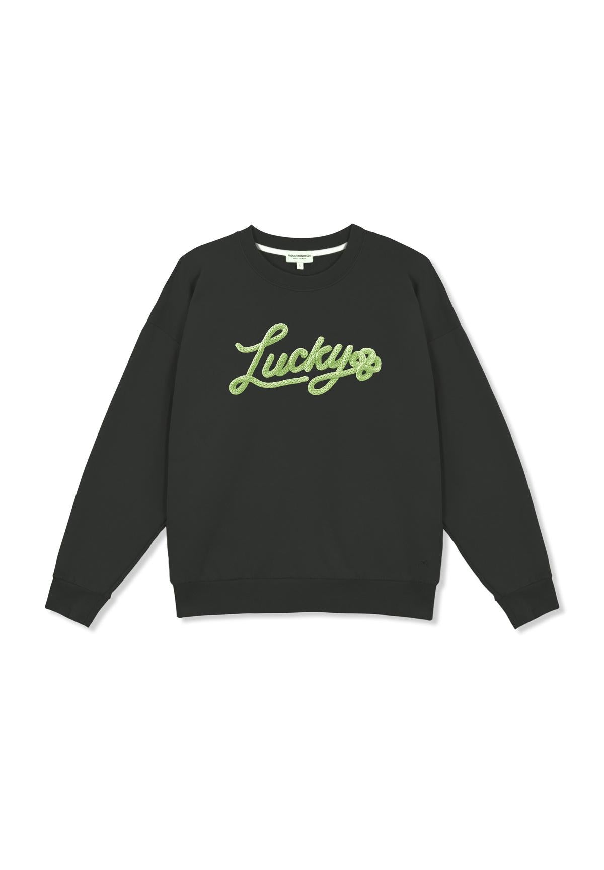 Sweatricotin Rosa LUCKY Anthracite