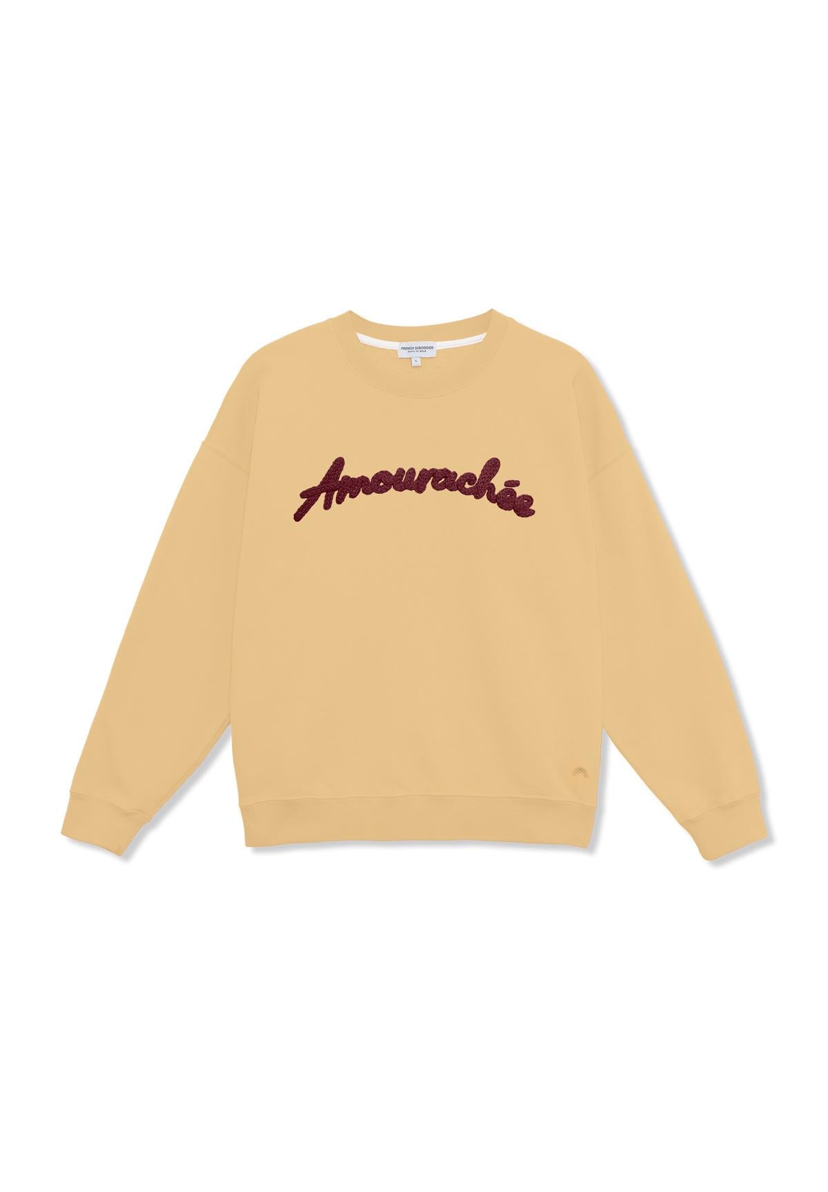 Sweatricotin Rosa AMOURACHEE Biscuit
