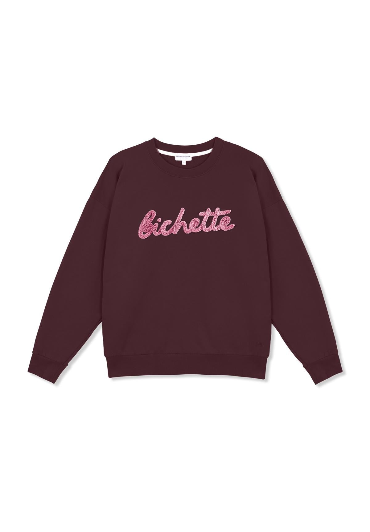 Sweatricotin Rosa BICHETTE Burgundy