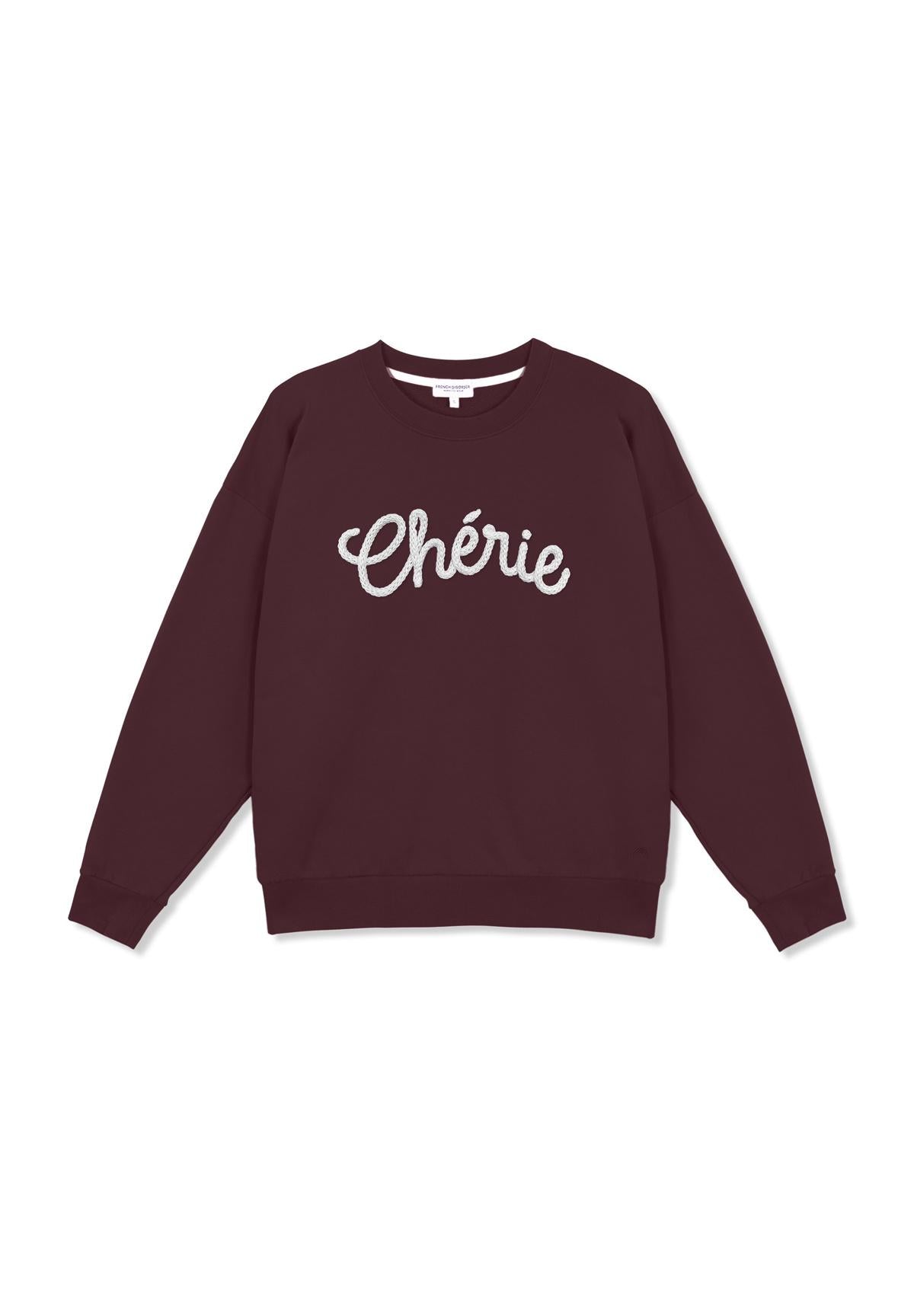 Sweatricotin Rosa CHERIE Burgundy