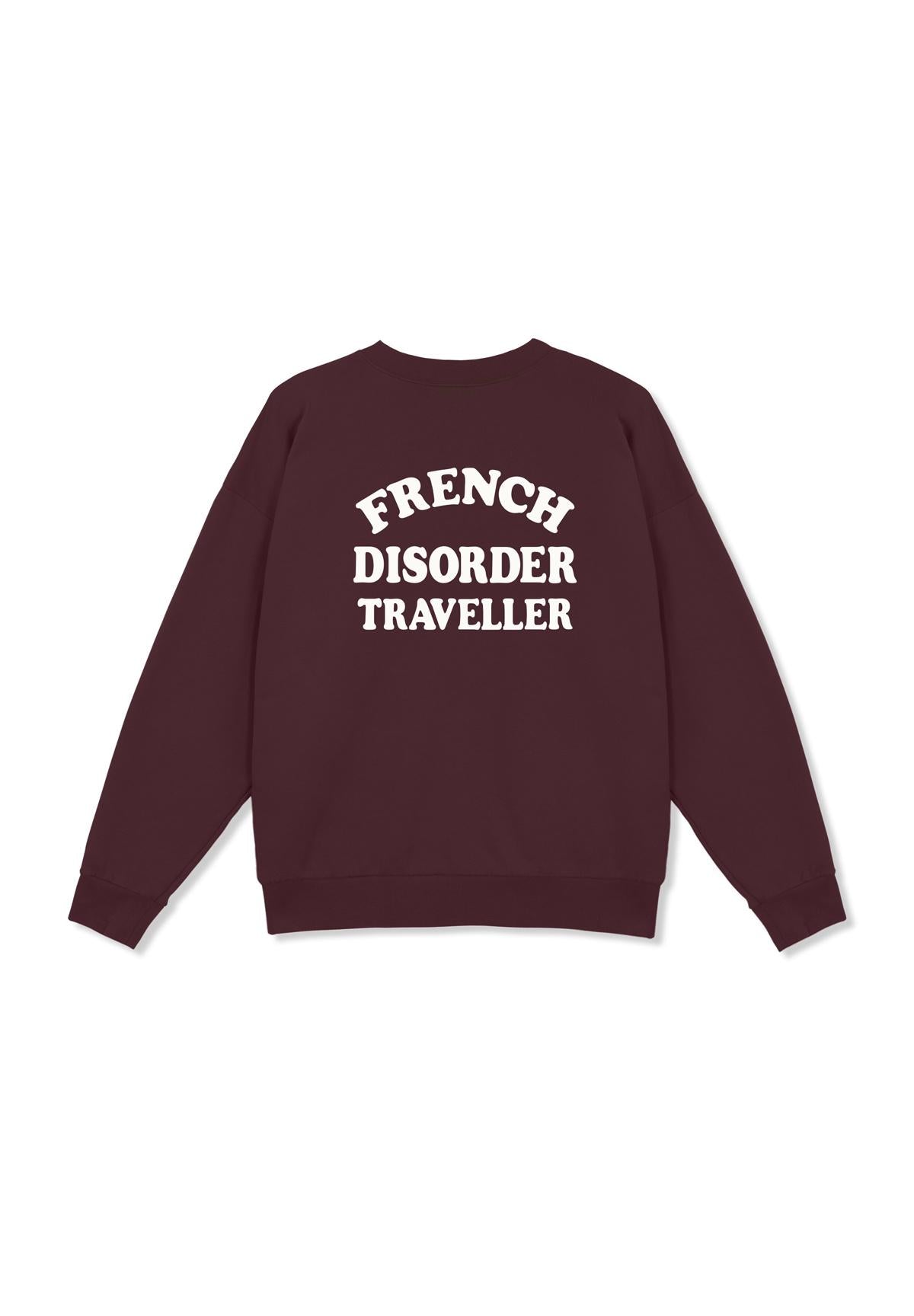 Sweat Rosa FD TRAVELLER (Dos) Burgundy