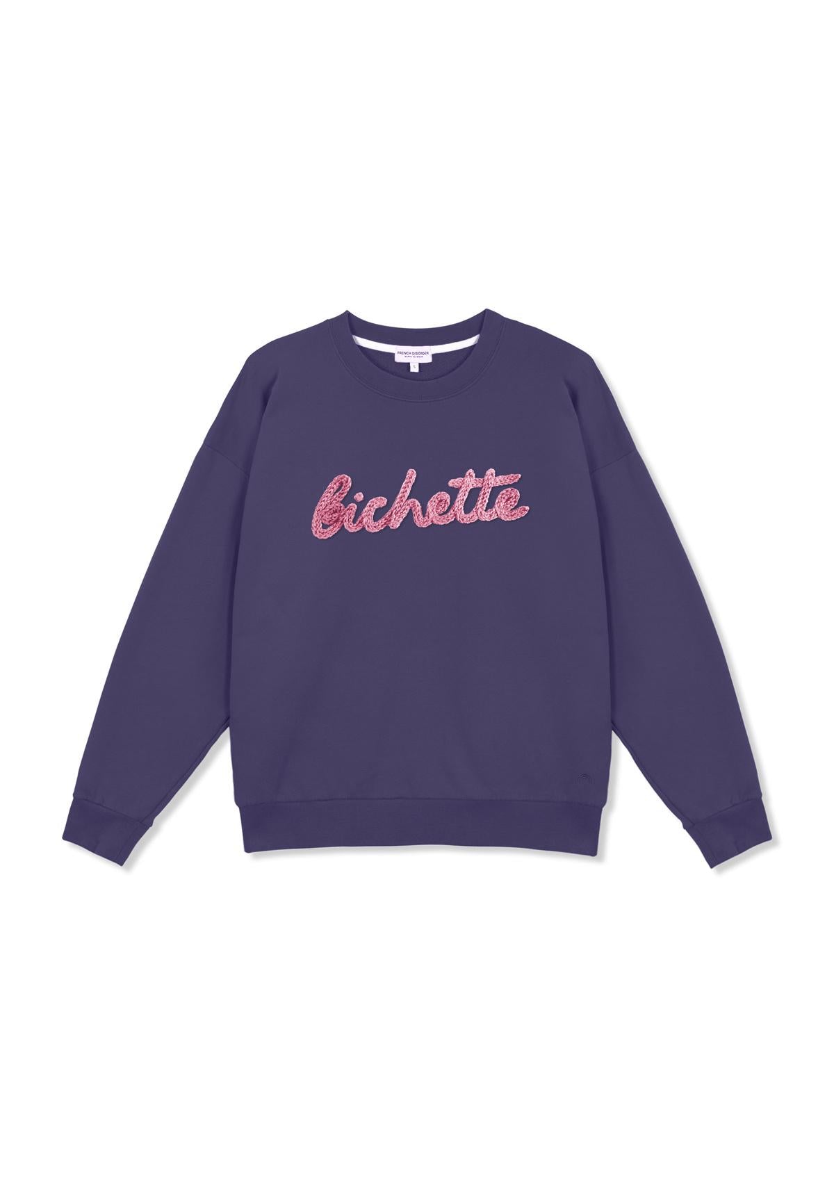 Sweatricotin Rosa BICHETTE Blue Violet