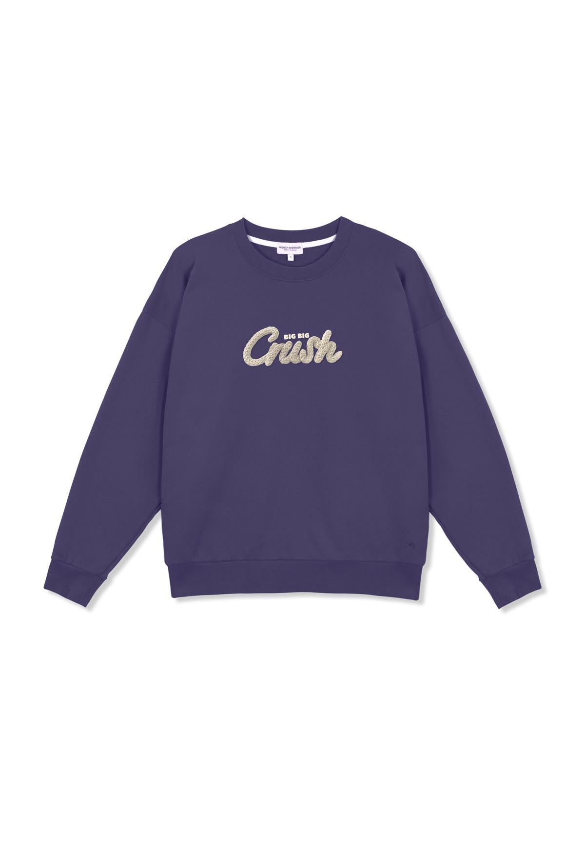 Sweatricotin Rosa BIG BIG CRUSH Blue Violet