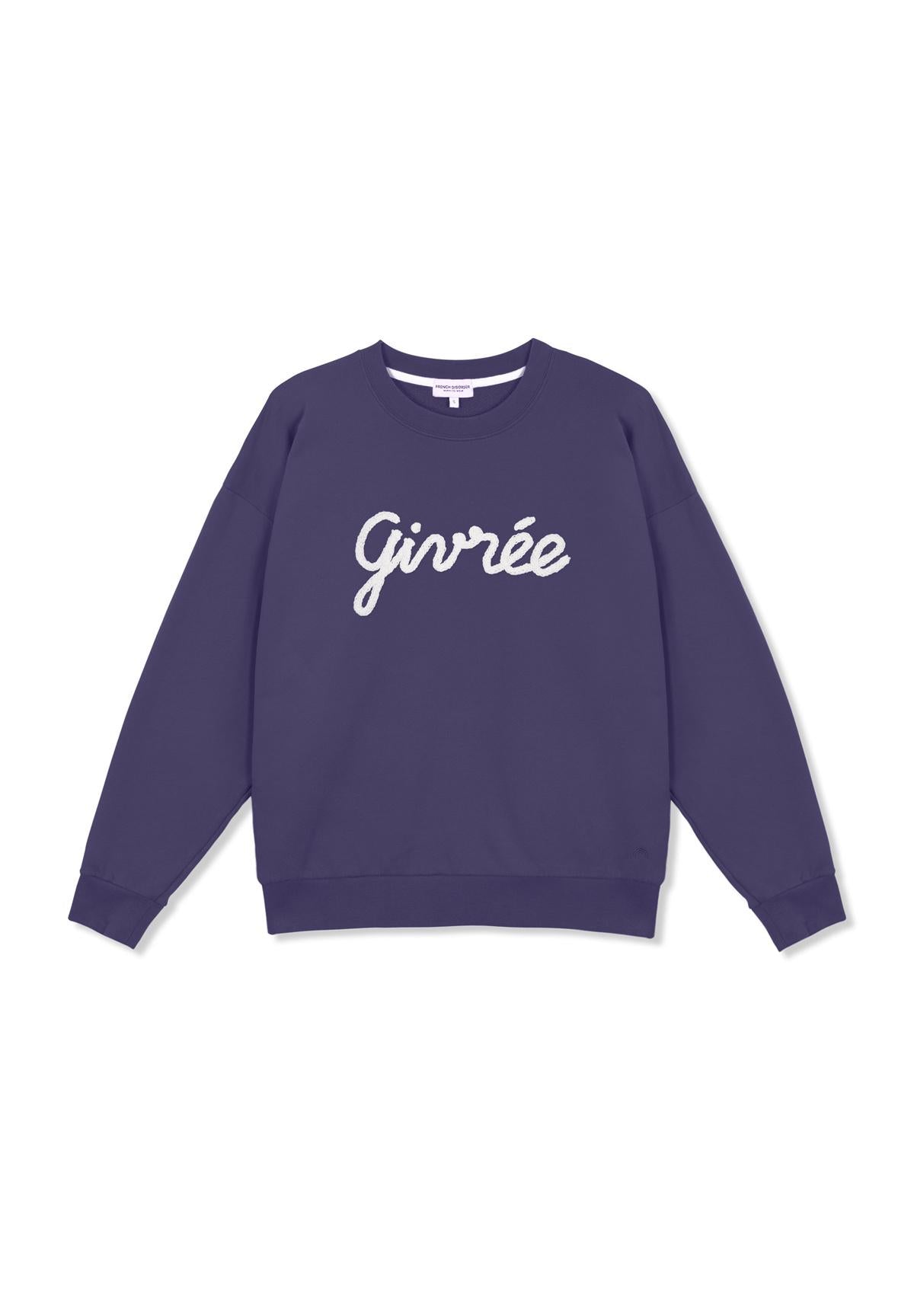 Sweatricotin Rosa GIVREE Blue Violet