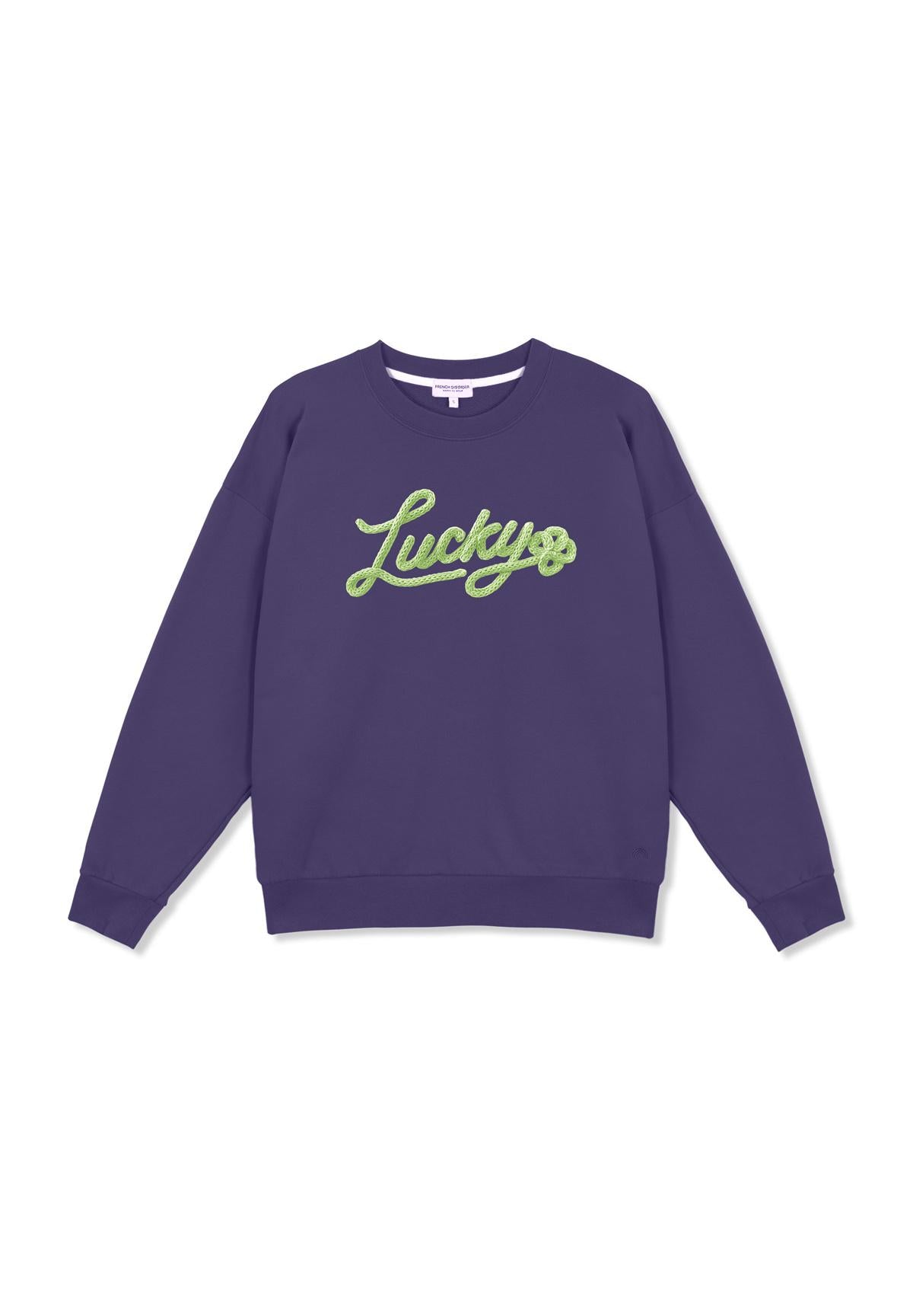 Sweatricotin Rosa LUCKY Blue Violet