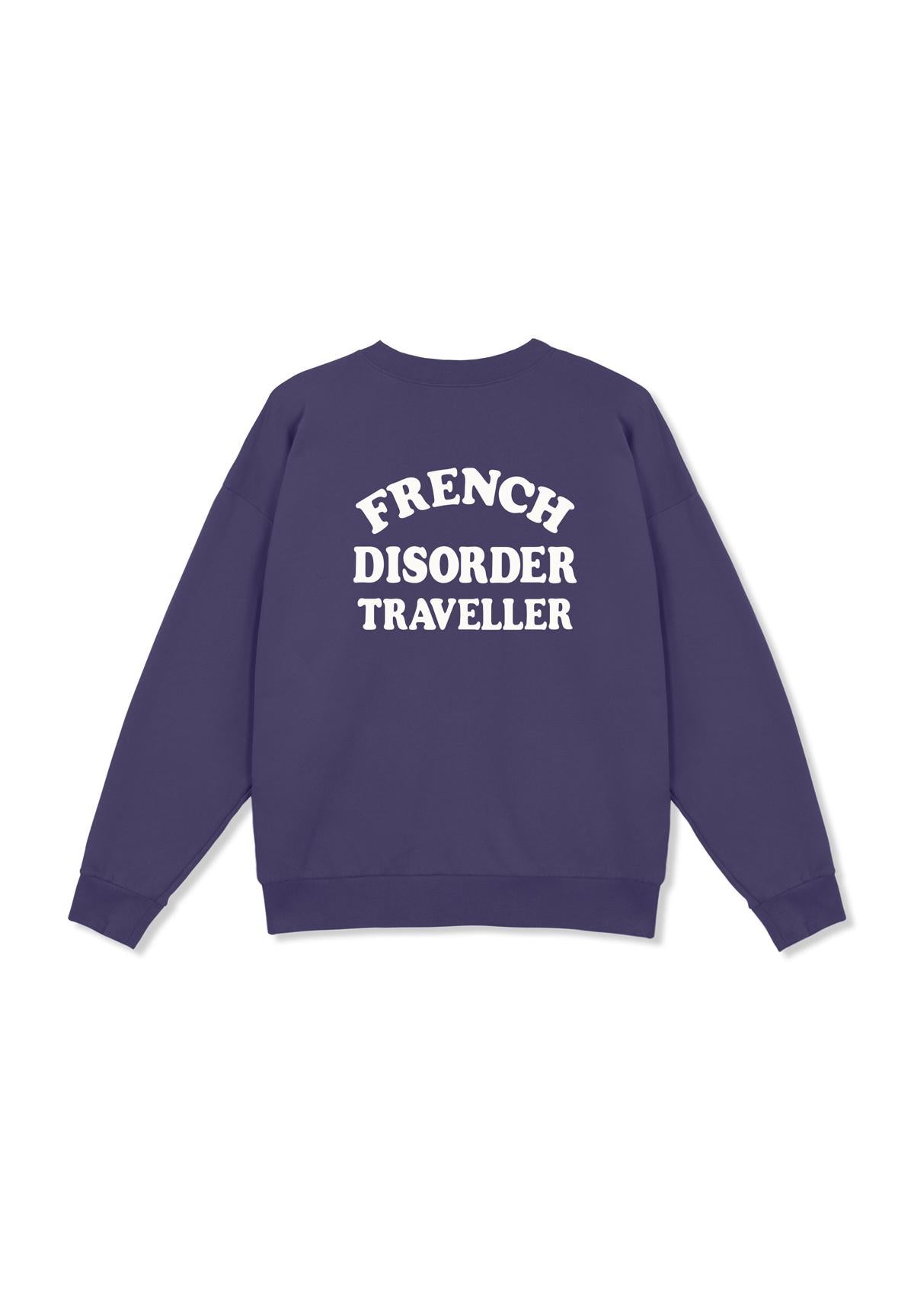 Sweatshirt Rosa FD TRAVELLER (Back) Blue Violet