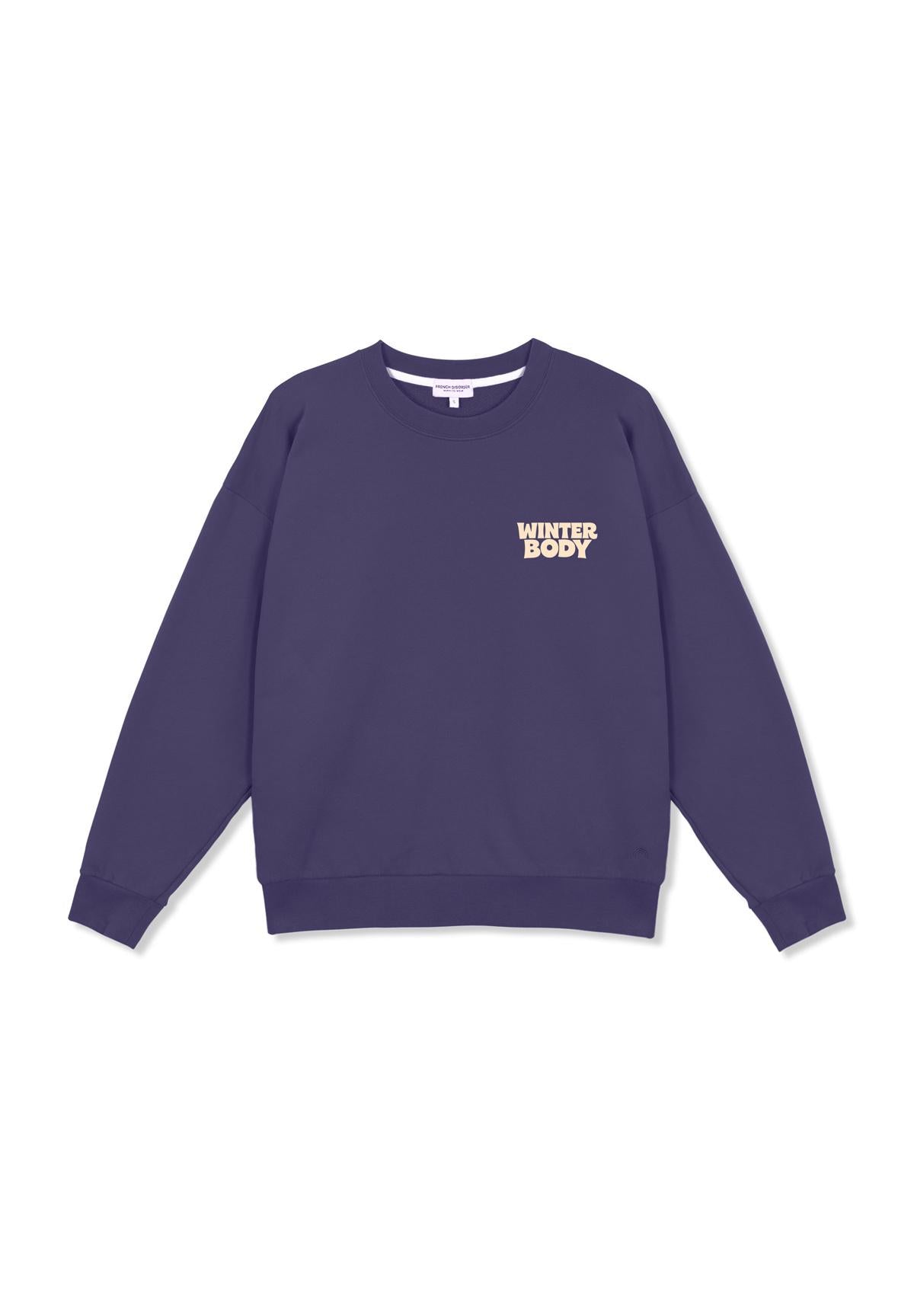 Sweat Rosa WINTER BODY Blue Violet