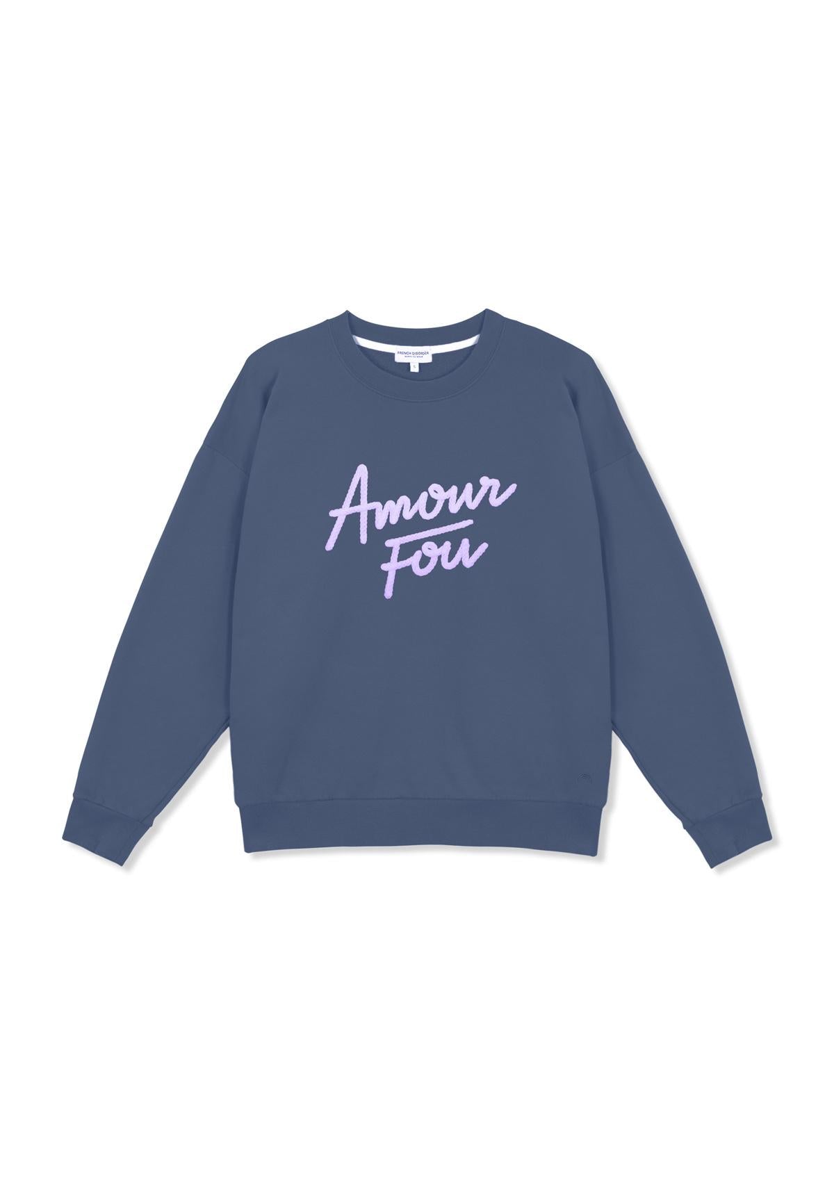 Sweatricotin Rosa AMOUR FOU Coastal Fjord