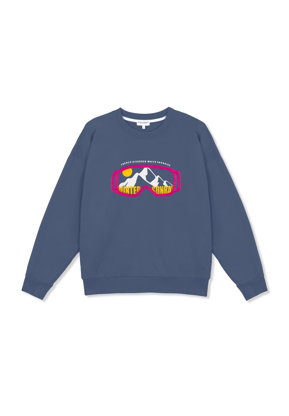 Sweatricotin Rosa SKI MASK Coastal Fjord