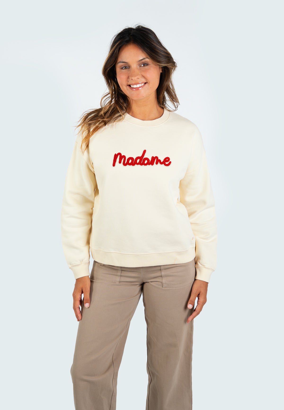 Sweatricotin Rosa MADAME Coconut