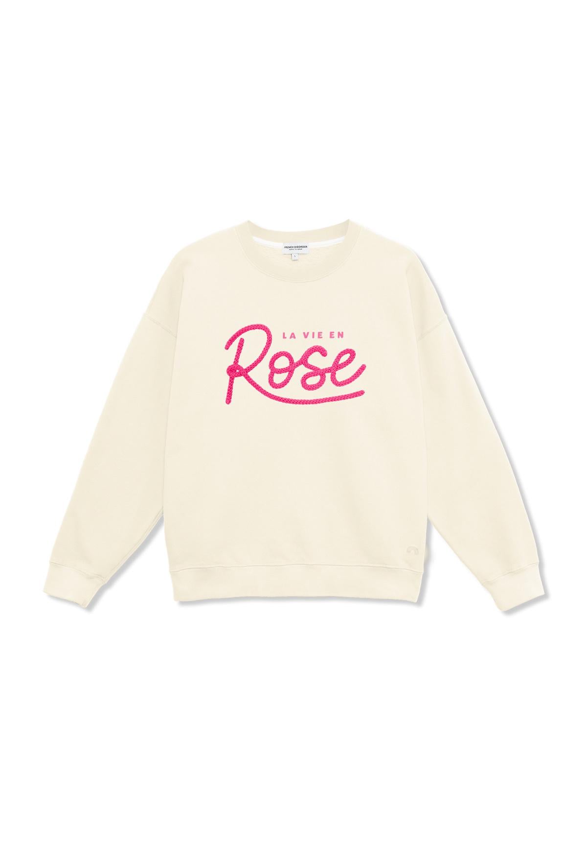 Sweatricotin Rosa LA VIE EN ROSE Coconut