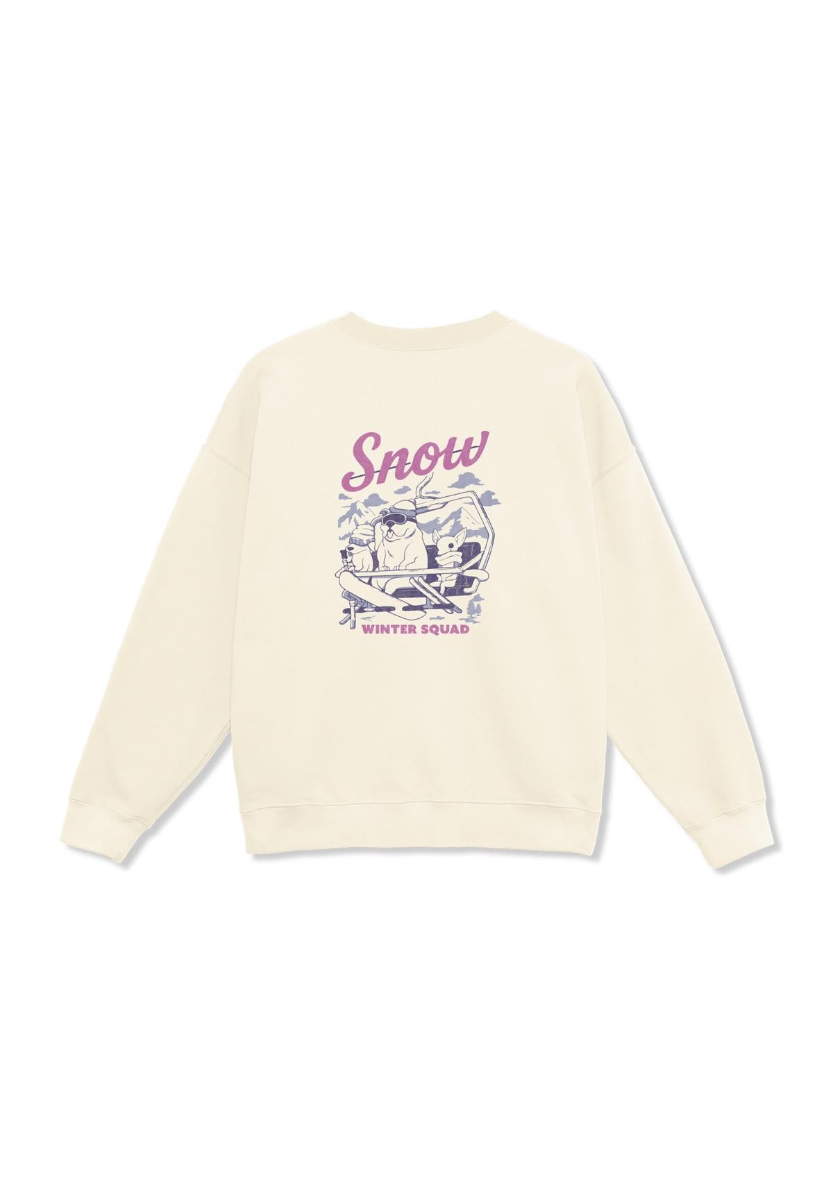 Sweat Rosa WINTER SQUAD Coconut