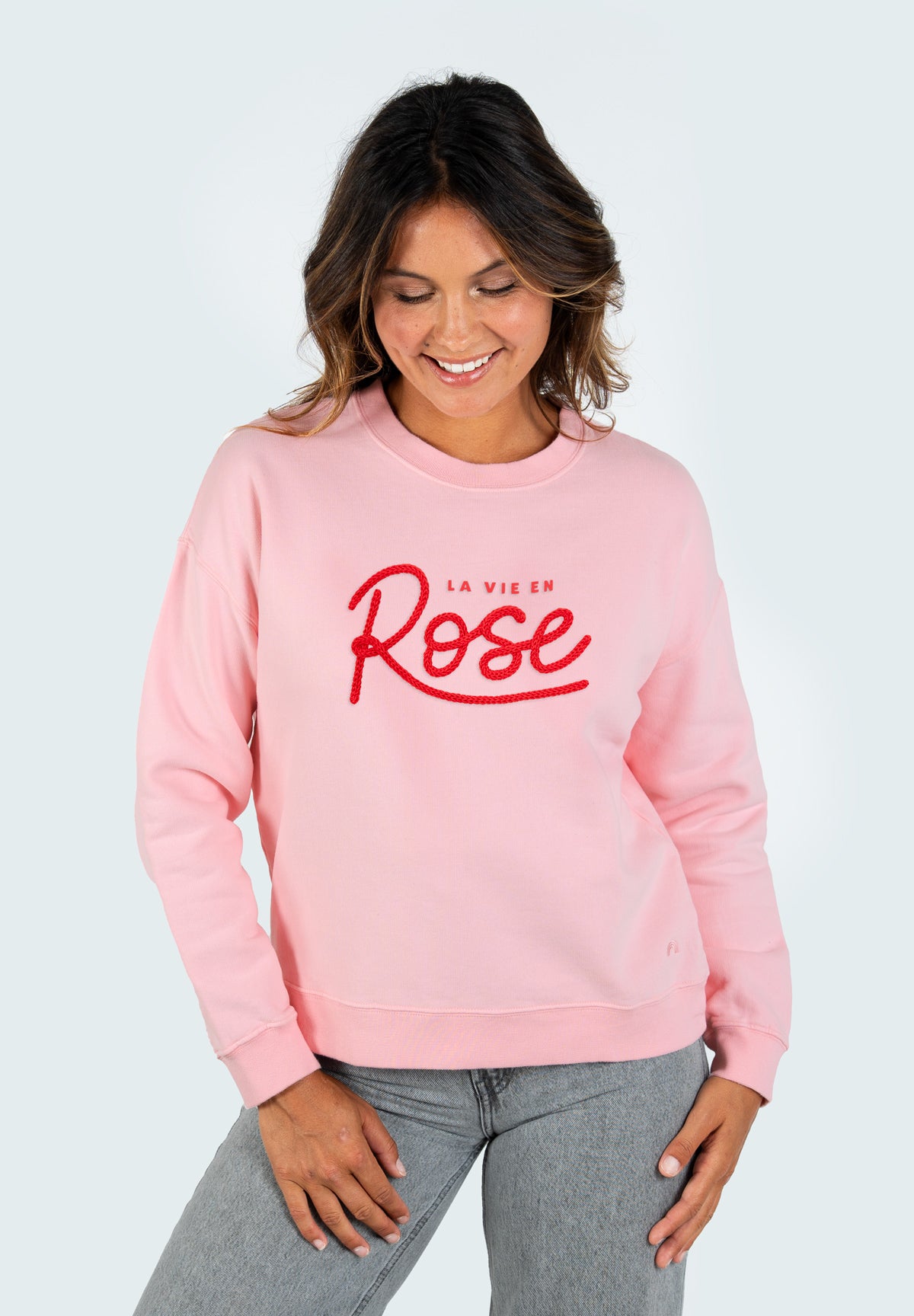 Sweatricotin Rosa LA VIE EN ROSE Light Pink