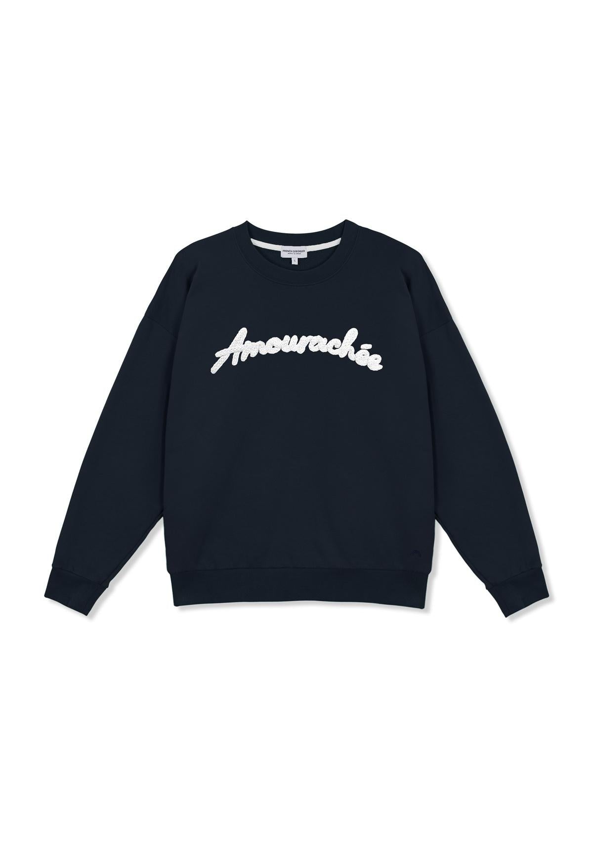 Sweatricotin Rosa AMOURACHEE Navy
