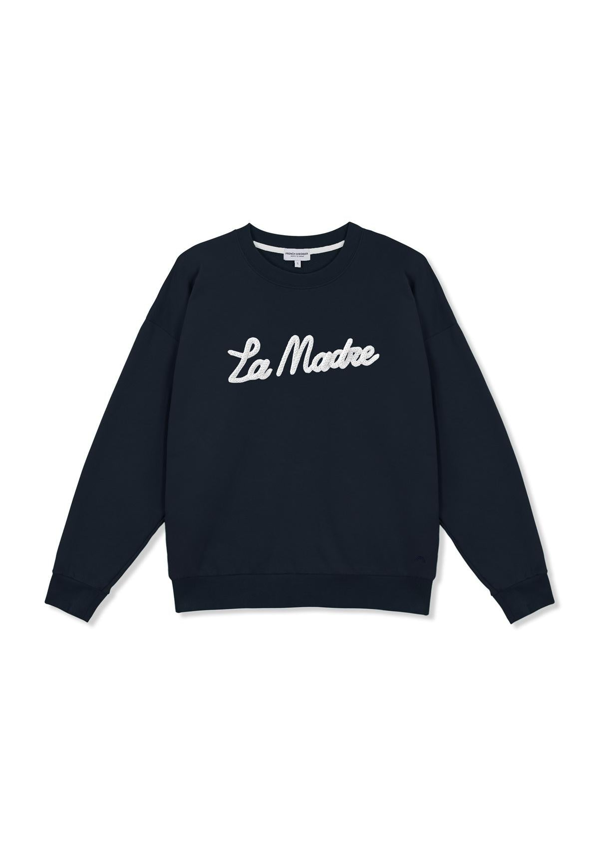 Sweatricotin Rosa LA MADRE Navy
