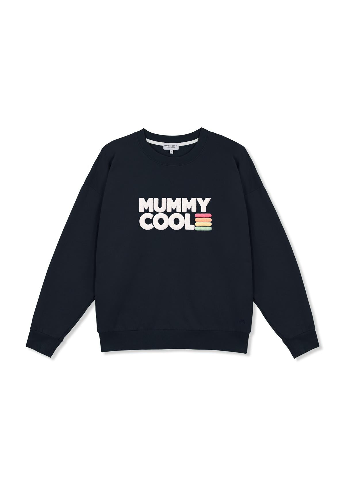 Sweat Rosa MUMMY COOL Navy