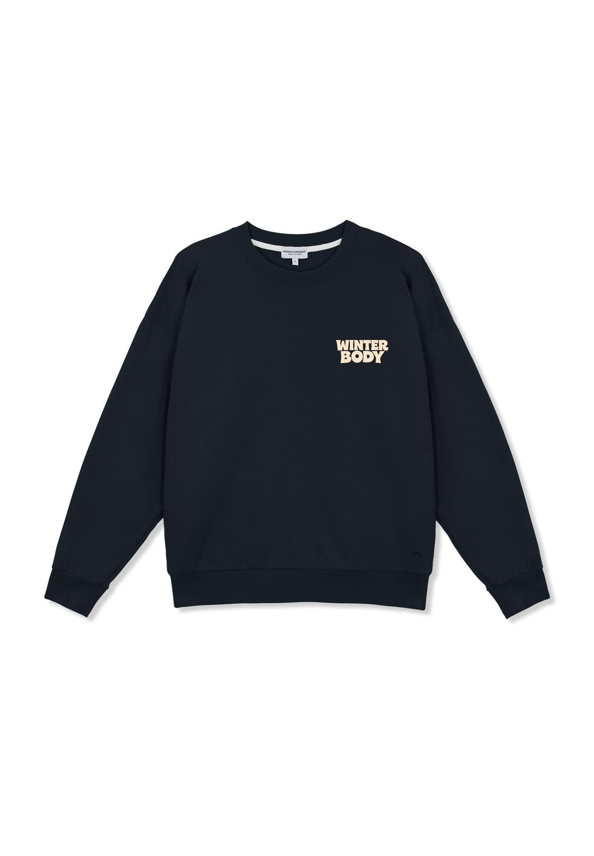 Sweat Rosa WINTER BODY Navy