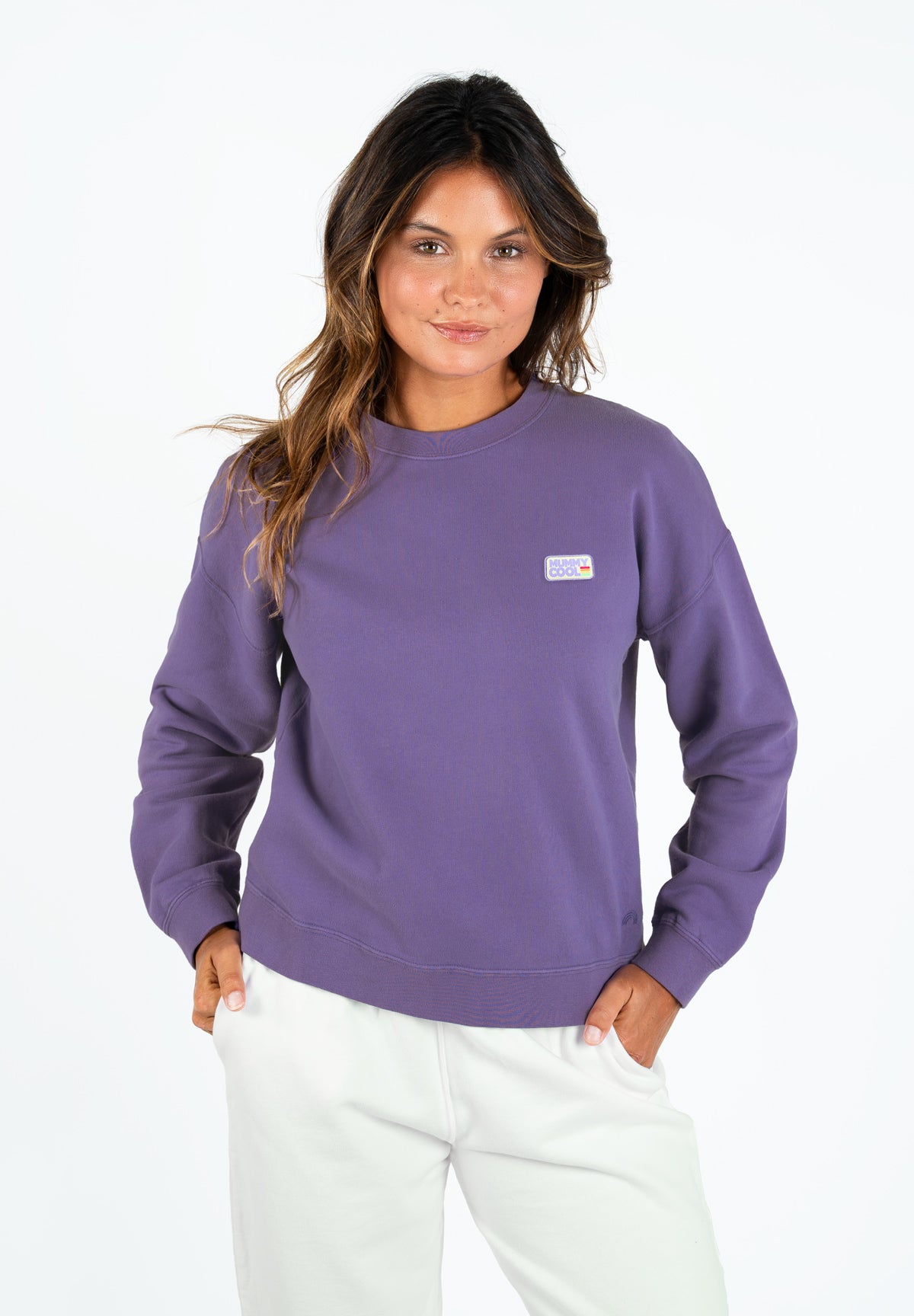 Sweat Rosa MUMMY COOL Cœur Purple