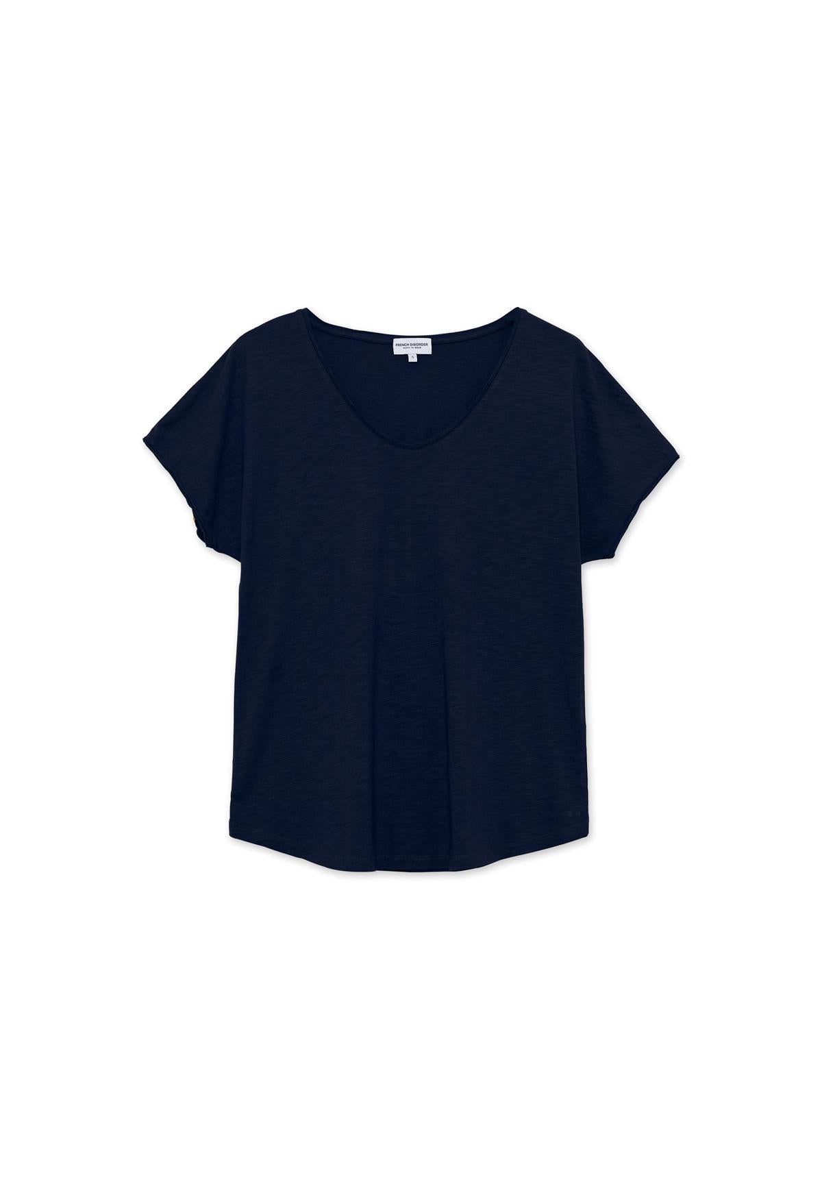 T-shirt CLÉA Flammé Navy