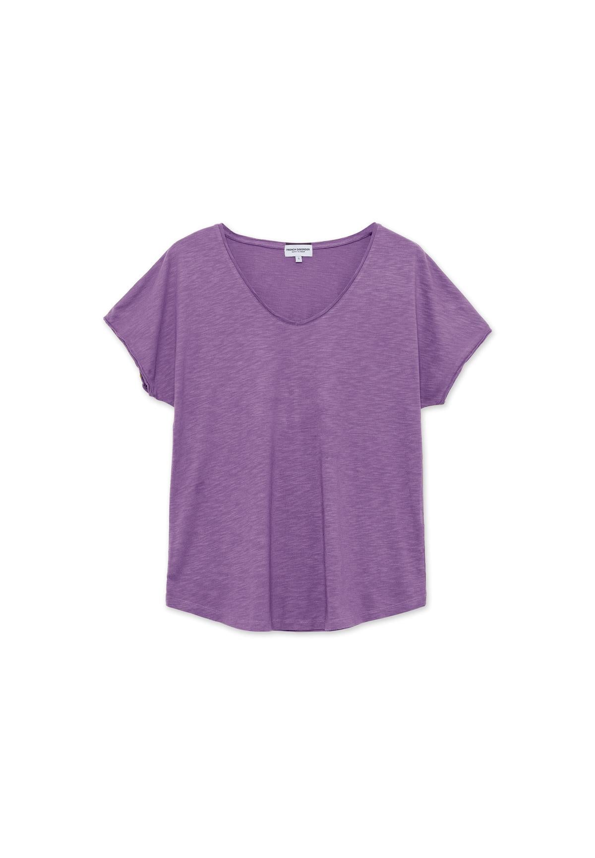 T-shirt CLÉA Flammé Purple