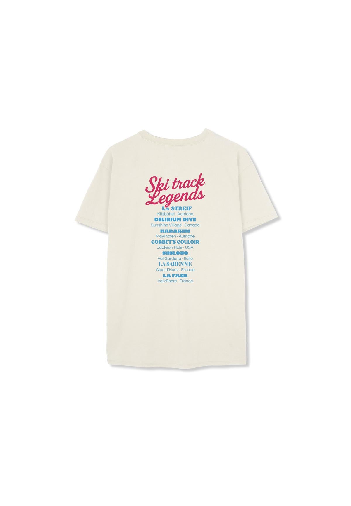 T-shirt Mika SKI TRACK Coconut