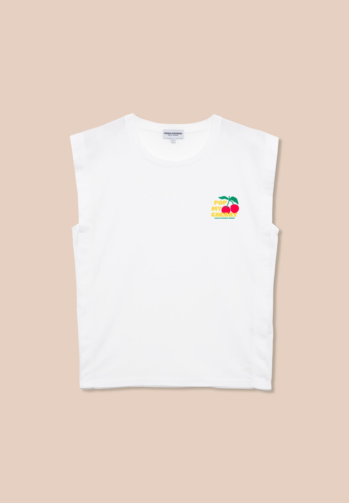Top Poppy POP MY CHERRY White – photo 2