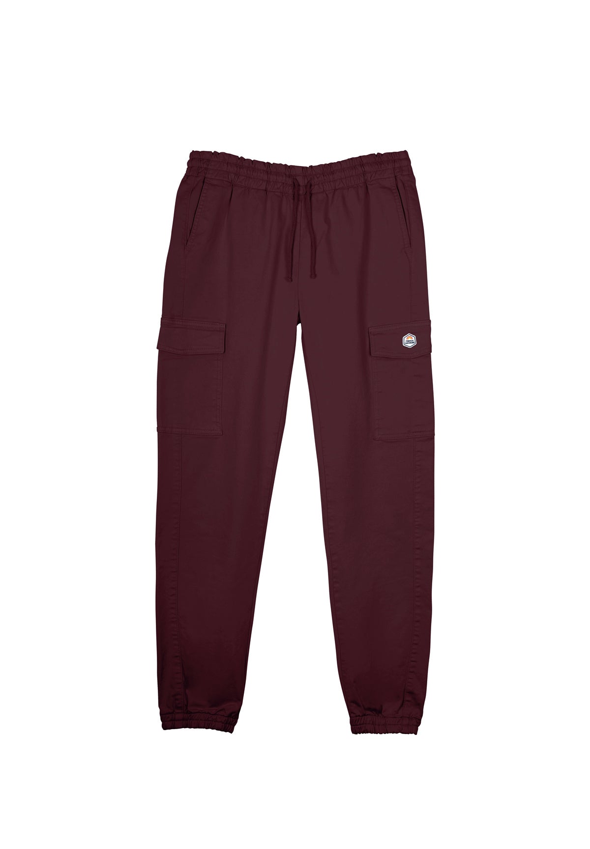 Pantalon Cargo LEO Dark Burgundy – photo 2