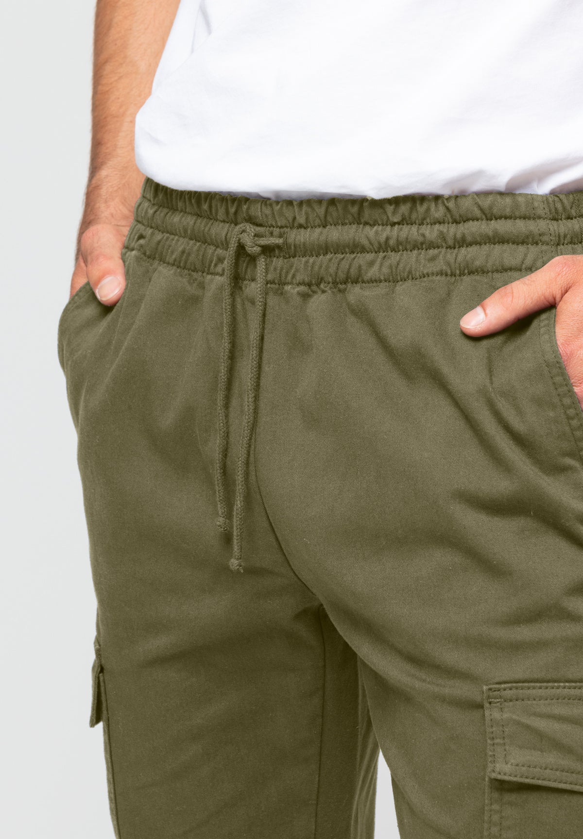 Pantalon Cargo LEO Khaki – photo 3