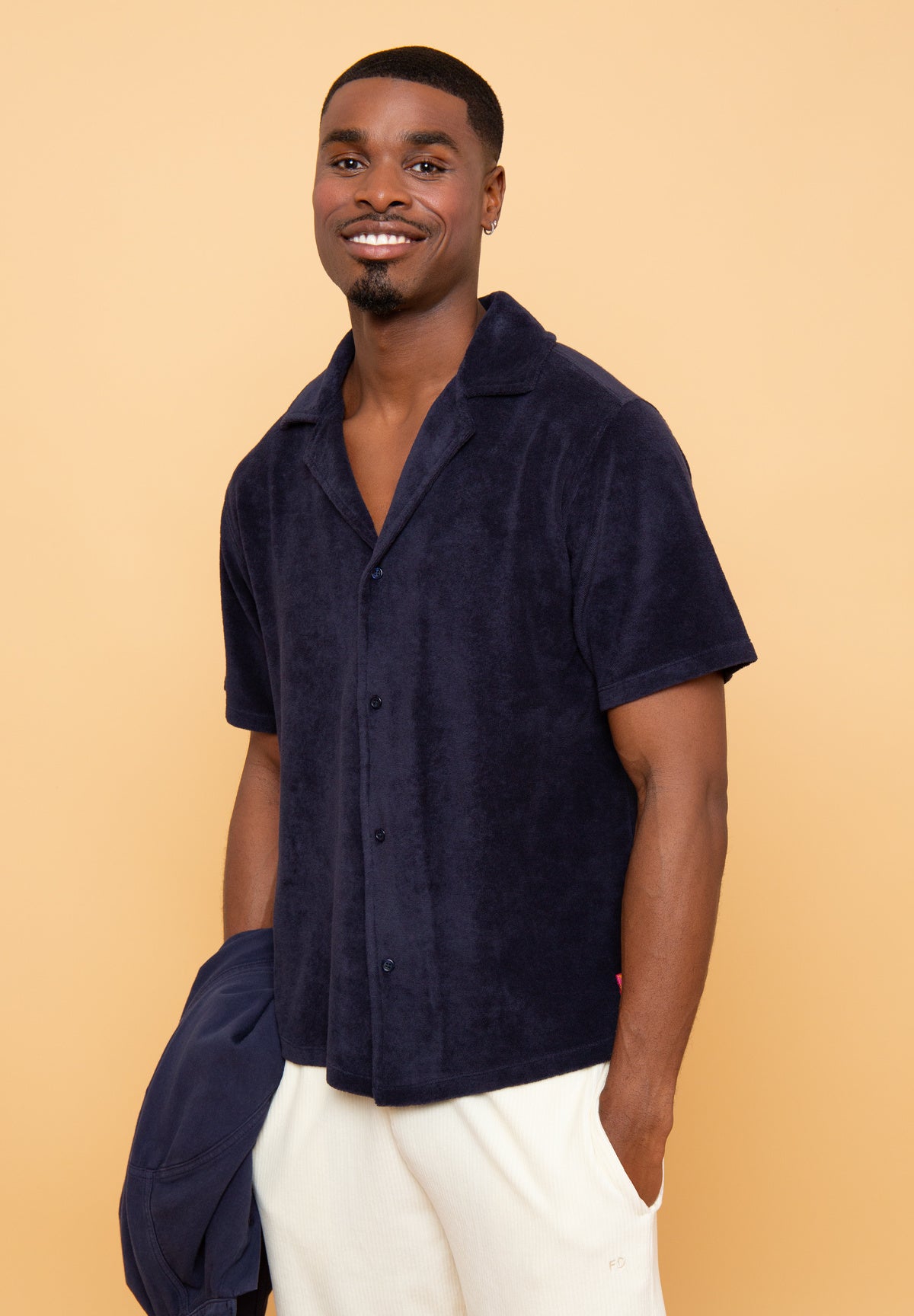 Surchemise PABLO Éponge Navy – photo 1