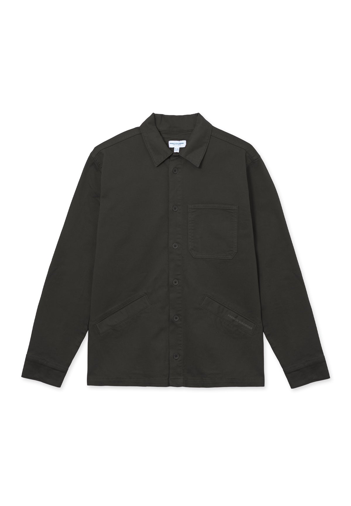 STEPH Anthracite Twill Overshirt