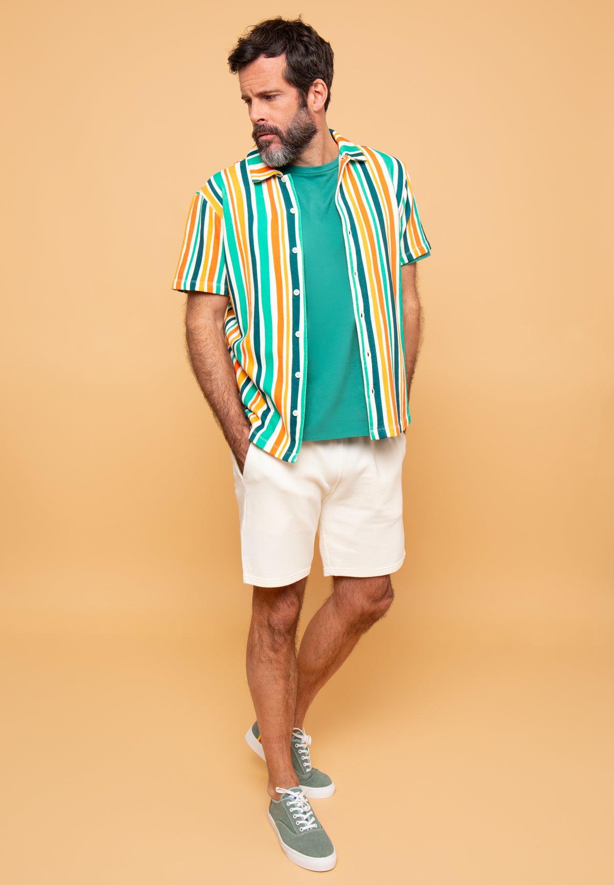 Surchemise KEANU Stripes Multicolore – photo 1