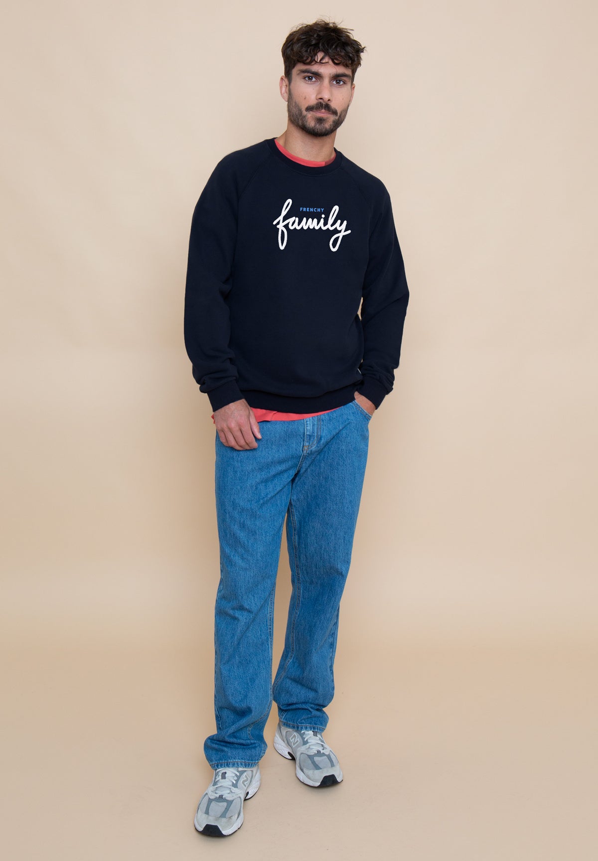 Sweatricotin Clyde FRENCHY FAMILY Navy – photo 1