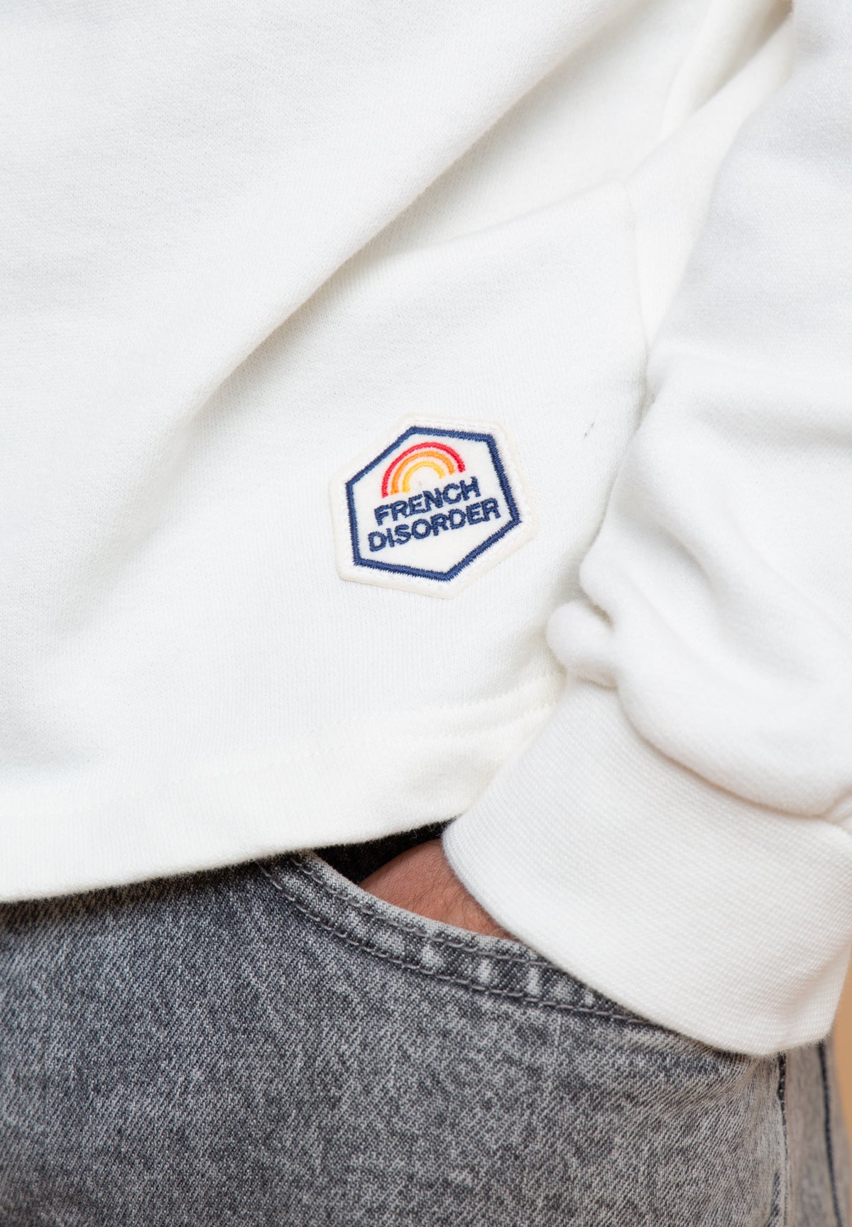 Sweat Lenny FRENCHY CŒUR Cream – photo 5