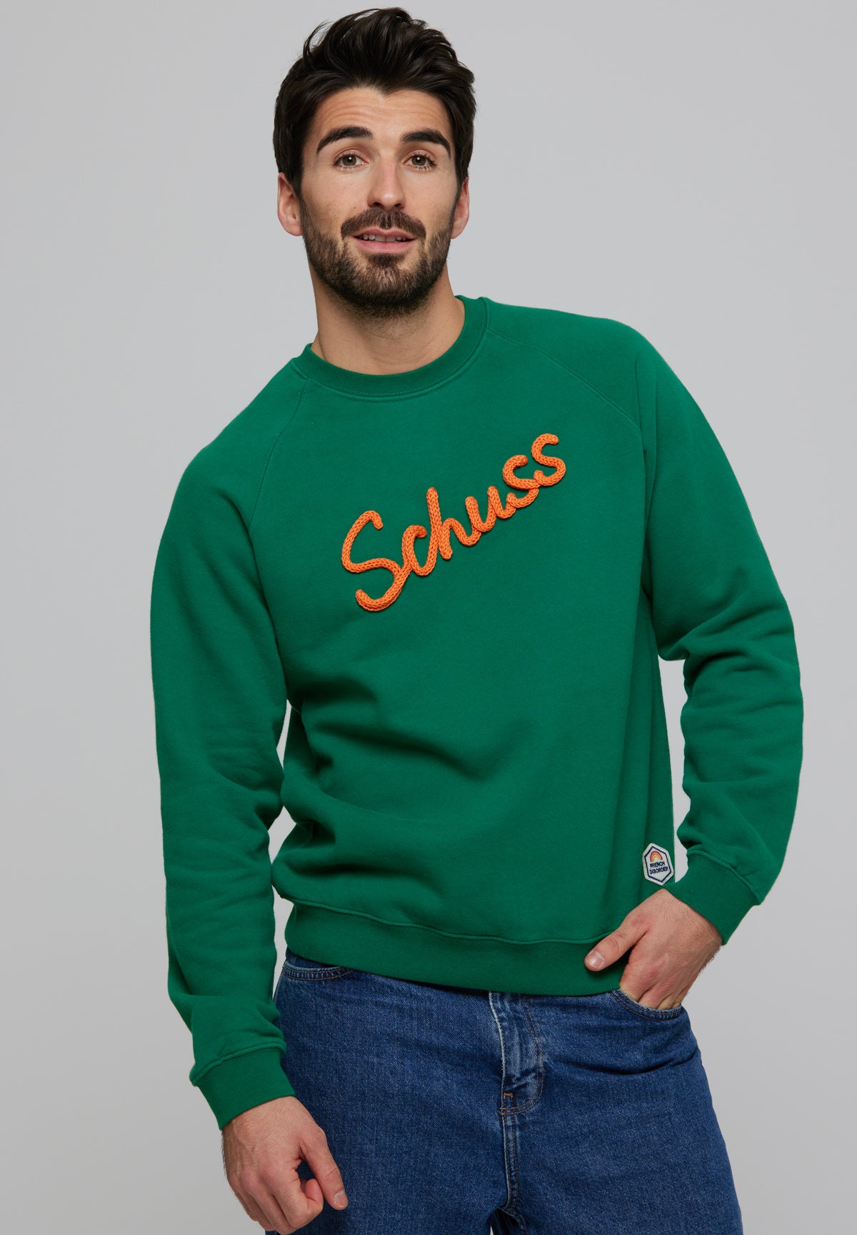 Sweatricotin Clyde Warmy SCHUSS Bottle Green – photo 1