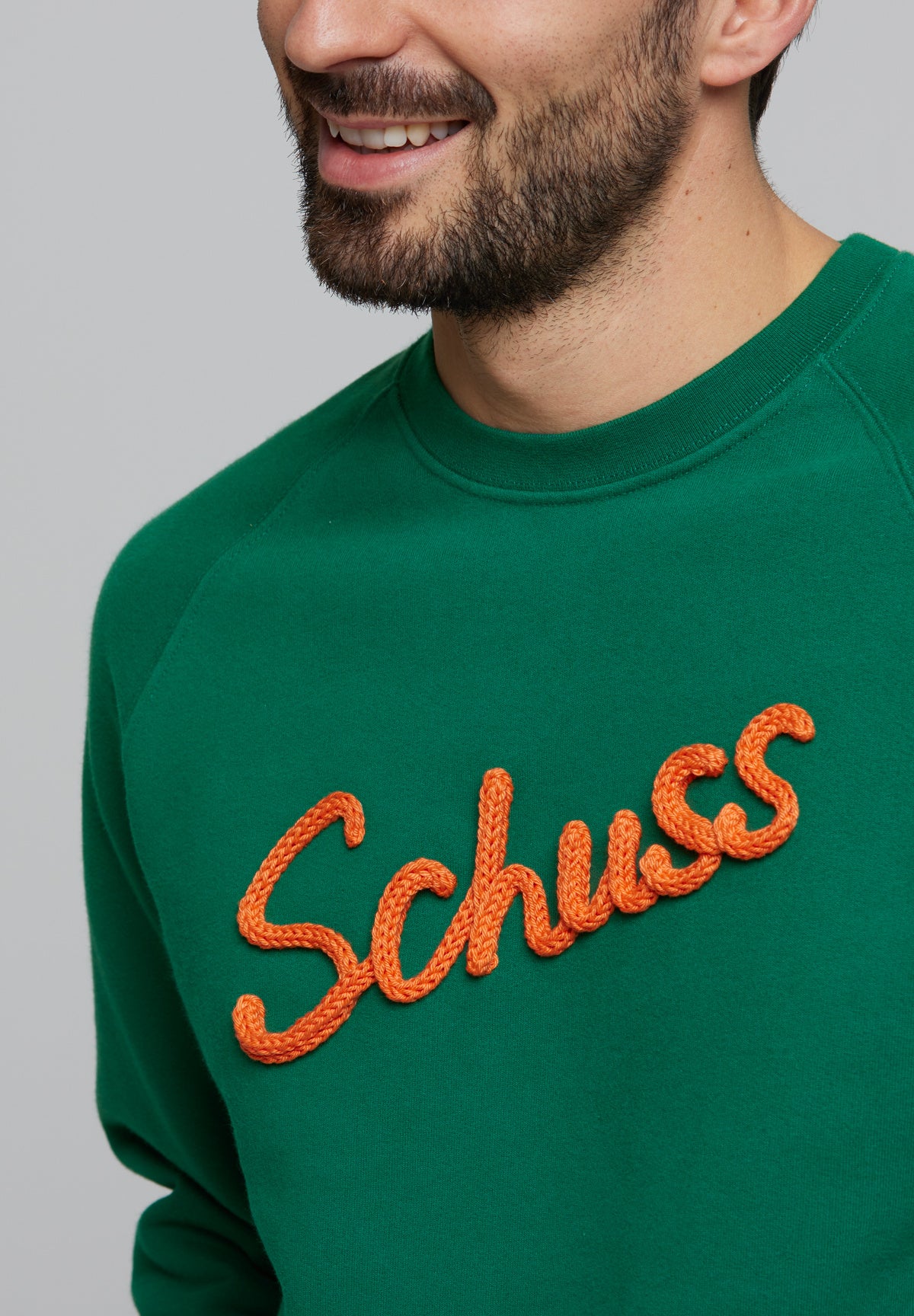 Sweatricotin Clyde Warmy SCHUSS Bottle Green – photo 2