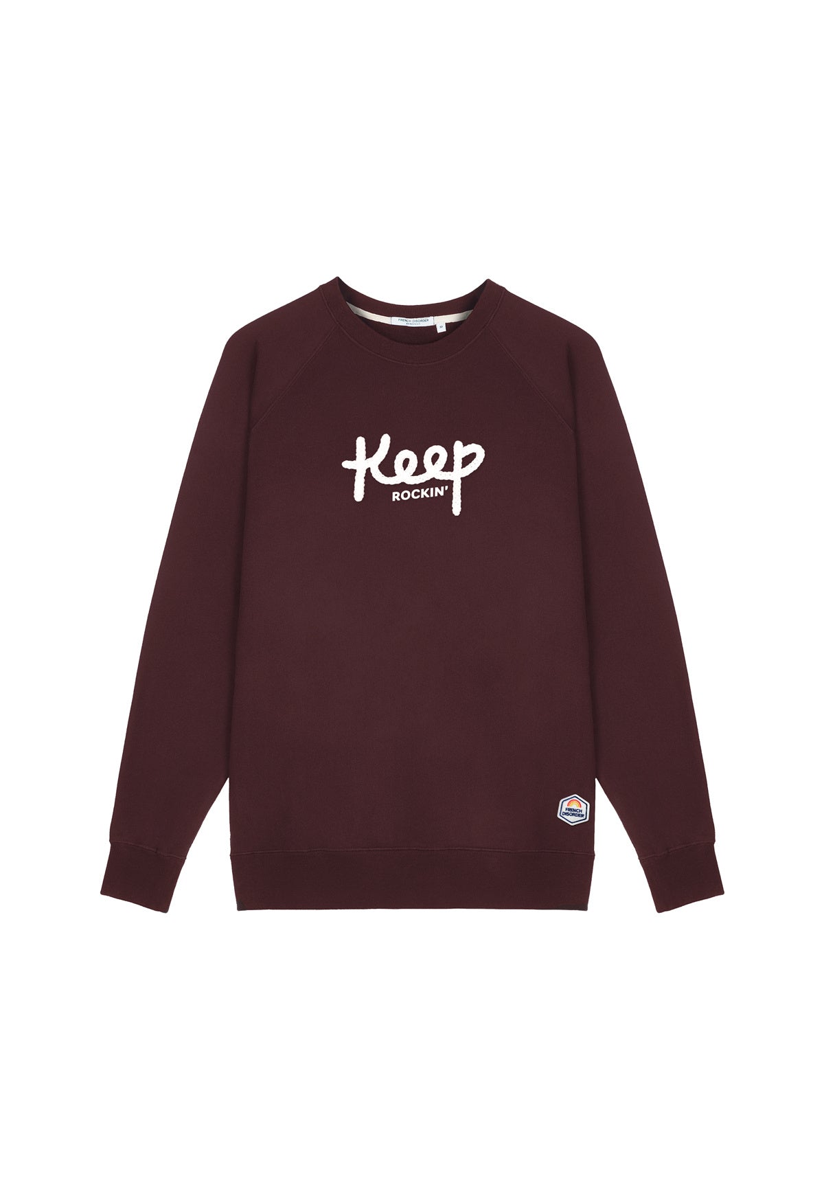 Sweatricotin Clyde Warmy KEEP ROCKIN' Dark Burgundy – photo 2
