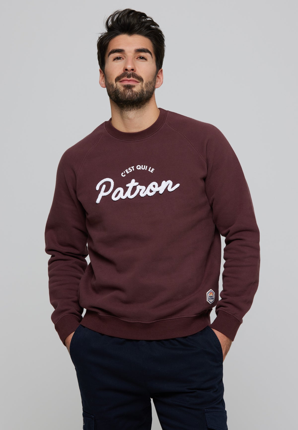 Sweatricotin Clyde Warmy PATRON Dark Burgundy – photo 1