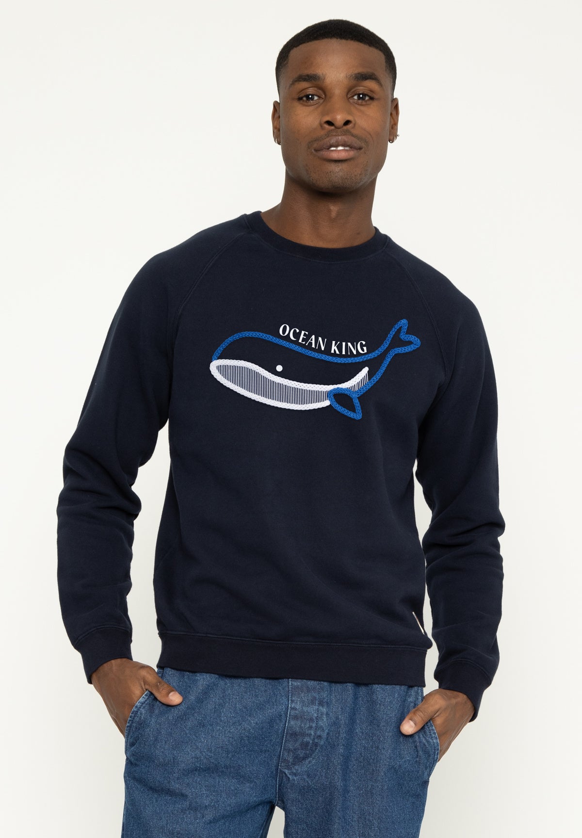 Sweatricotin Clyde Warmy WHALE Navy – photo 1
