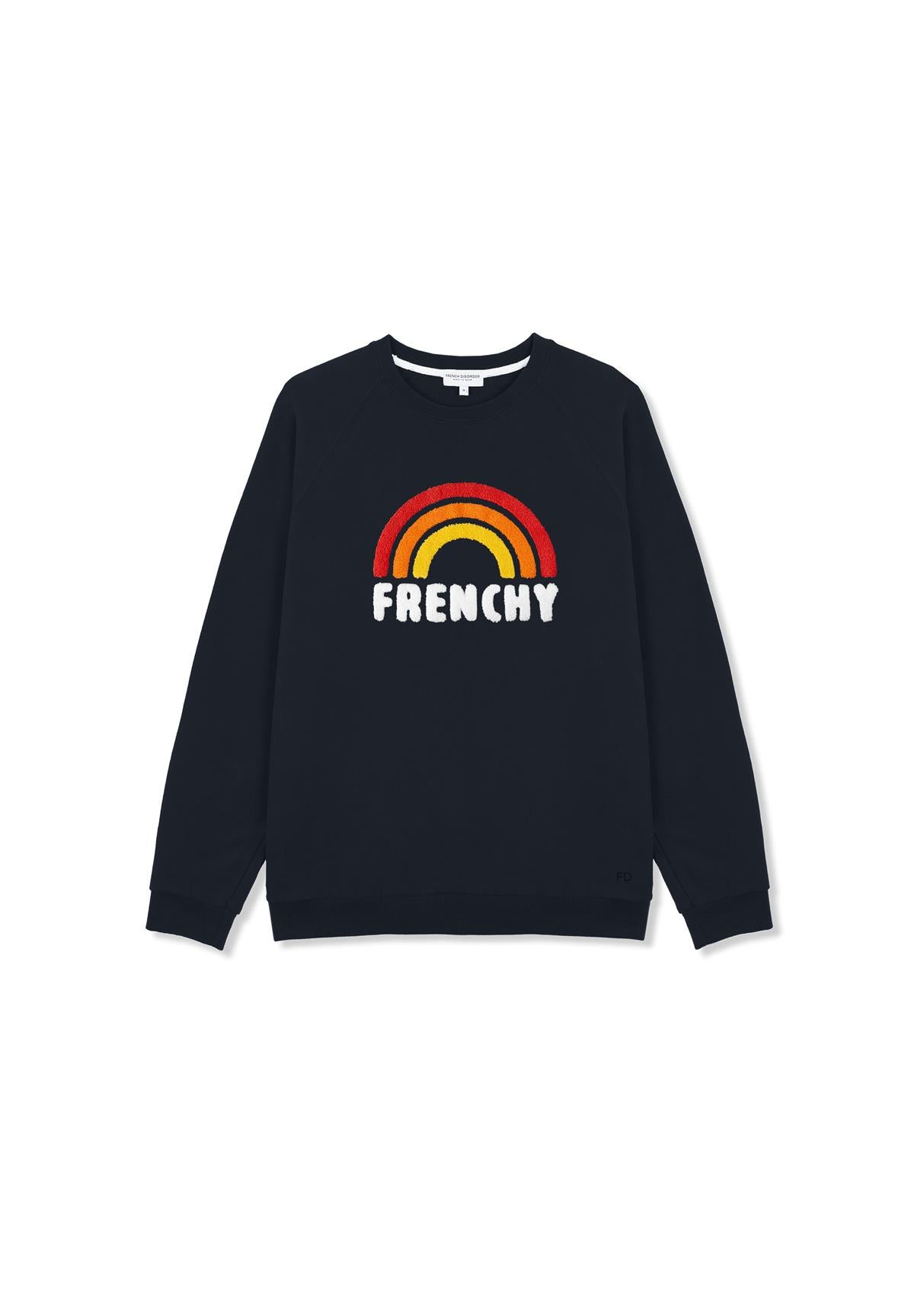 Clyde FRENCHY BOUCLETTE Navy Sweatshirt