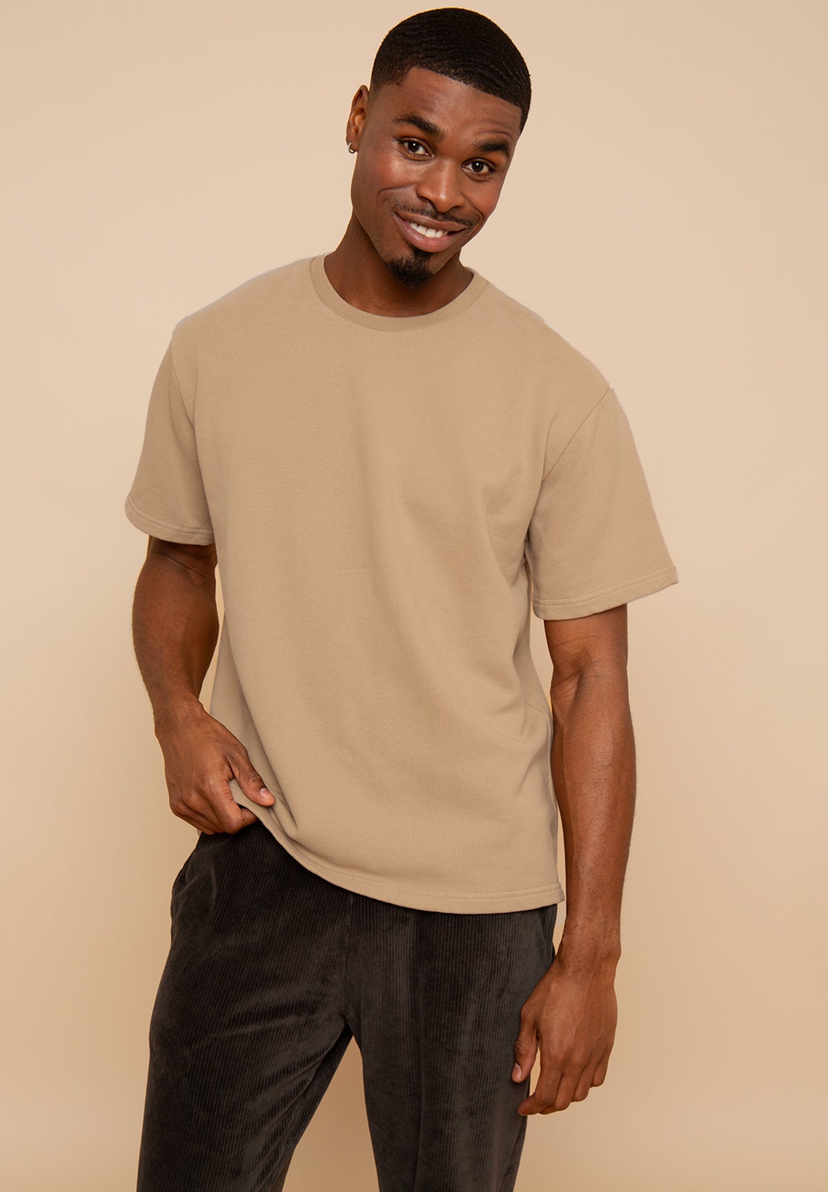 Sweat Martin PINCE SANS RIRE Taupe – photo 4