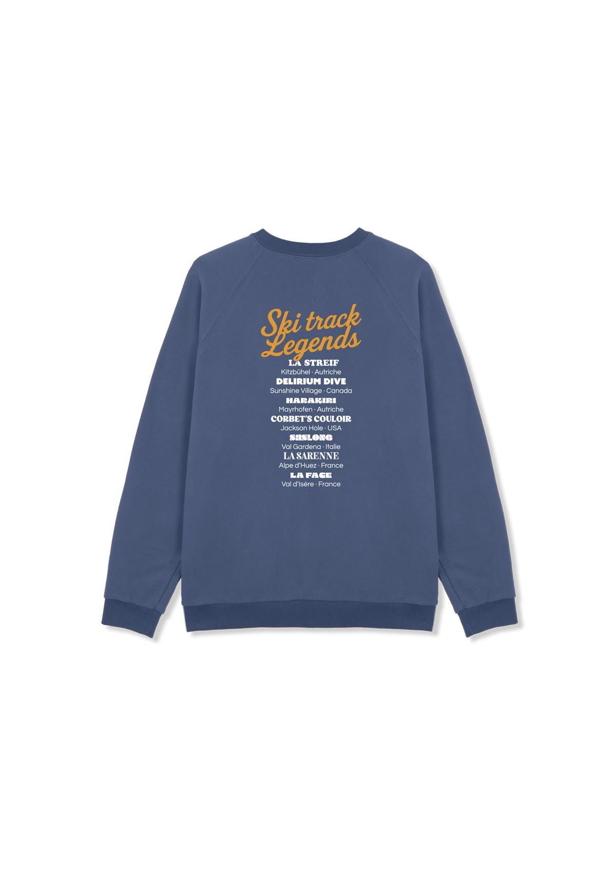 Clyde SKI TRACK Coastal Fjord Sweatshirt