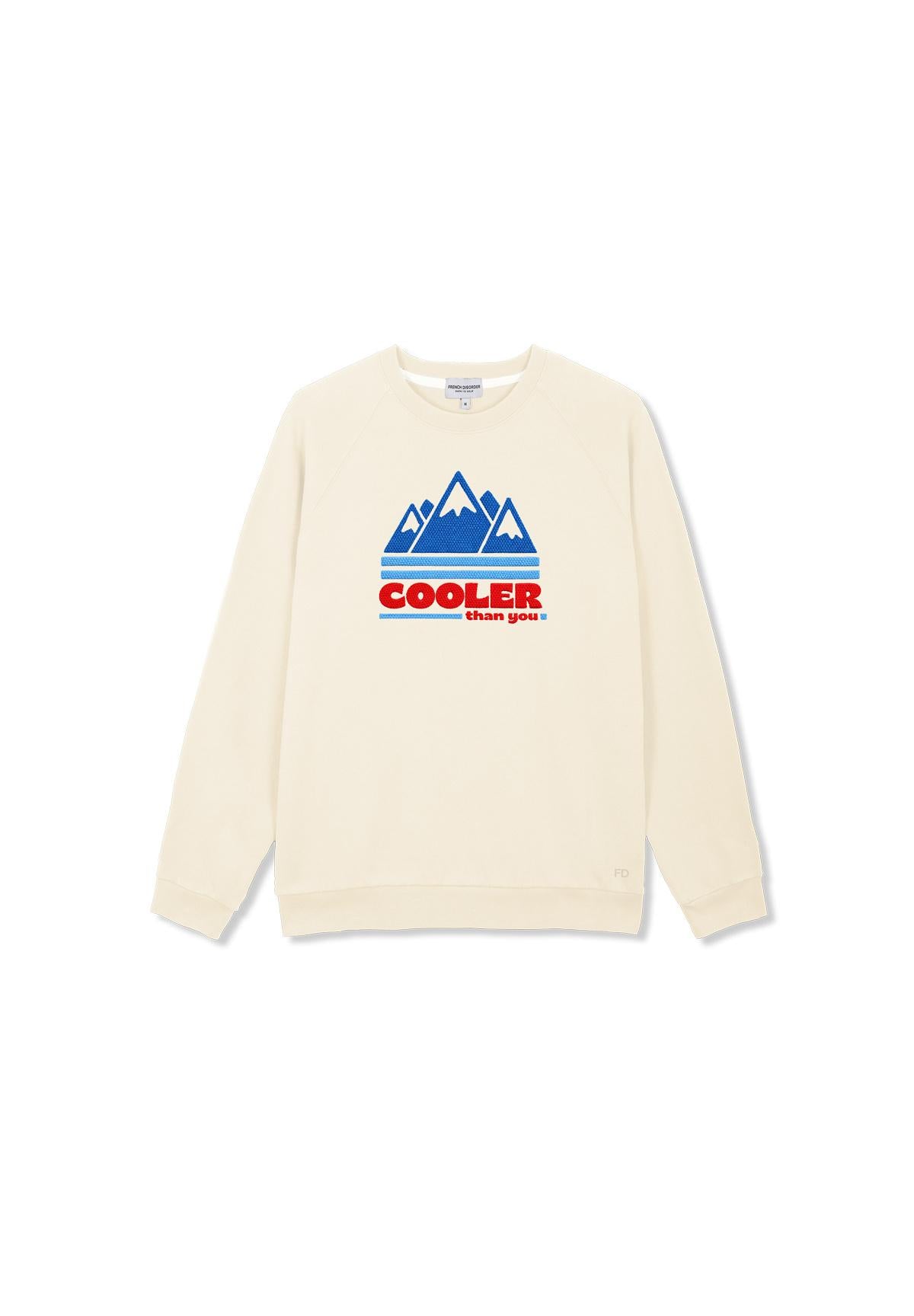 Sweatshirt Clyde COOLER THAN YOU Coconut
