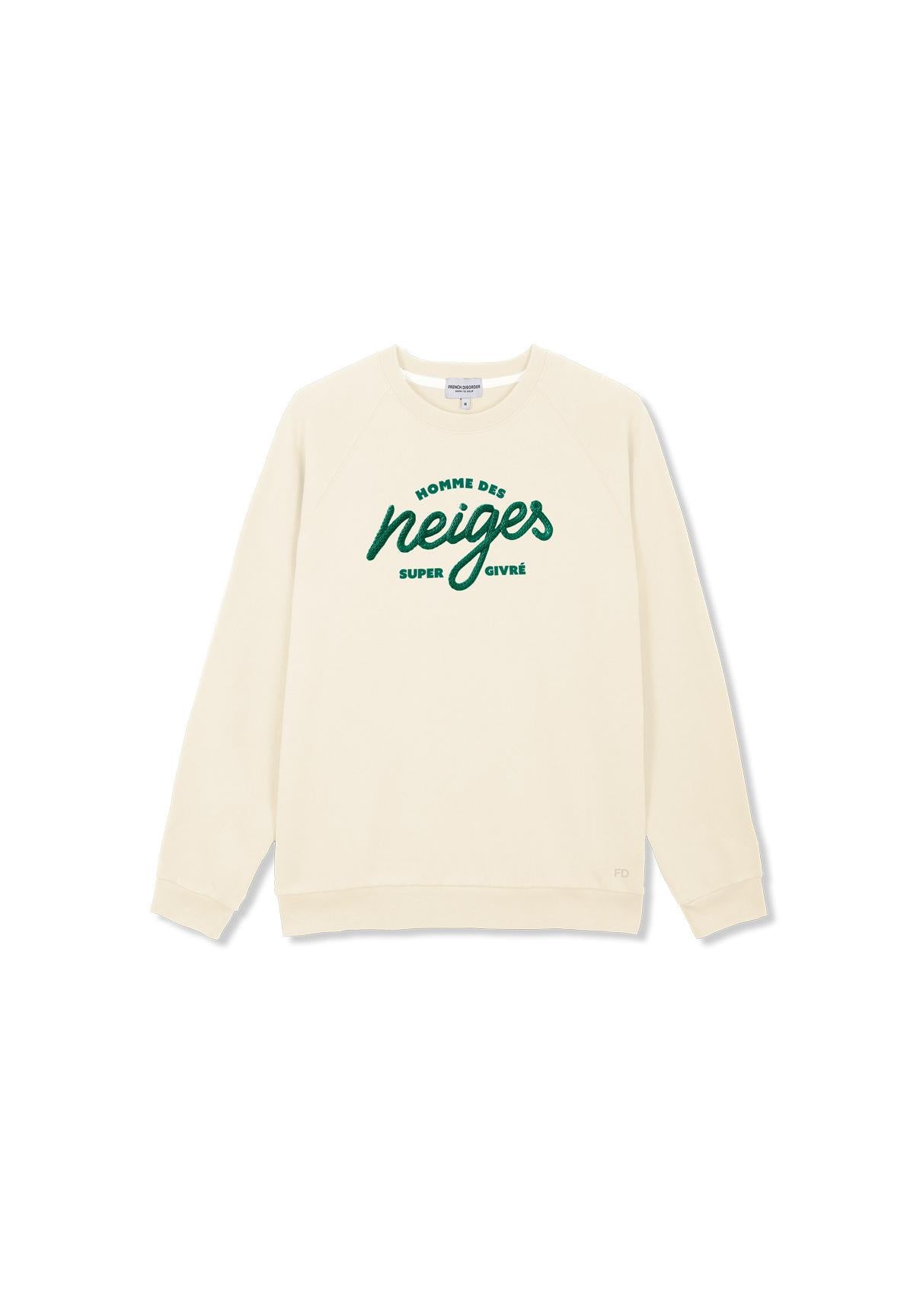Sweatricotin Clyde HOMME DES NEIGES Coconut