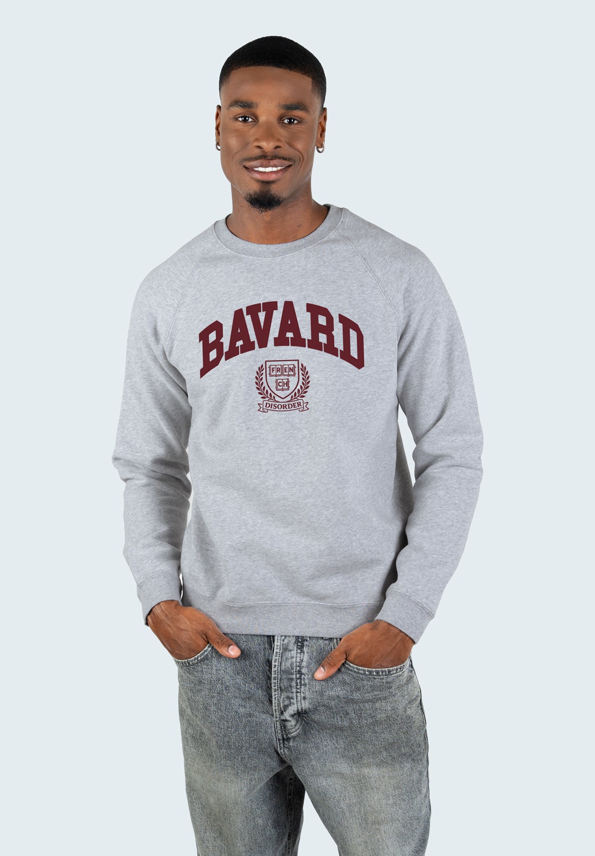 Sweatshirt Clyde CHATTERBOX Heather Grey